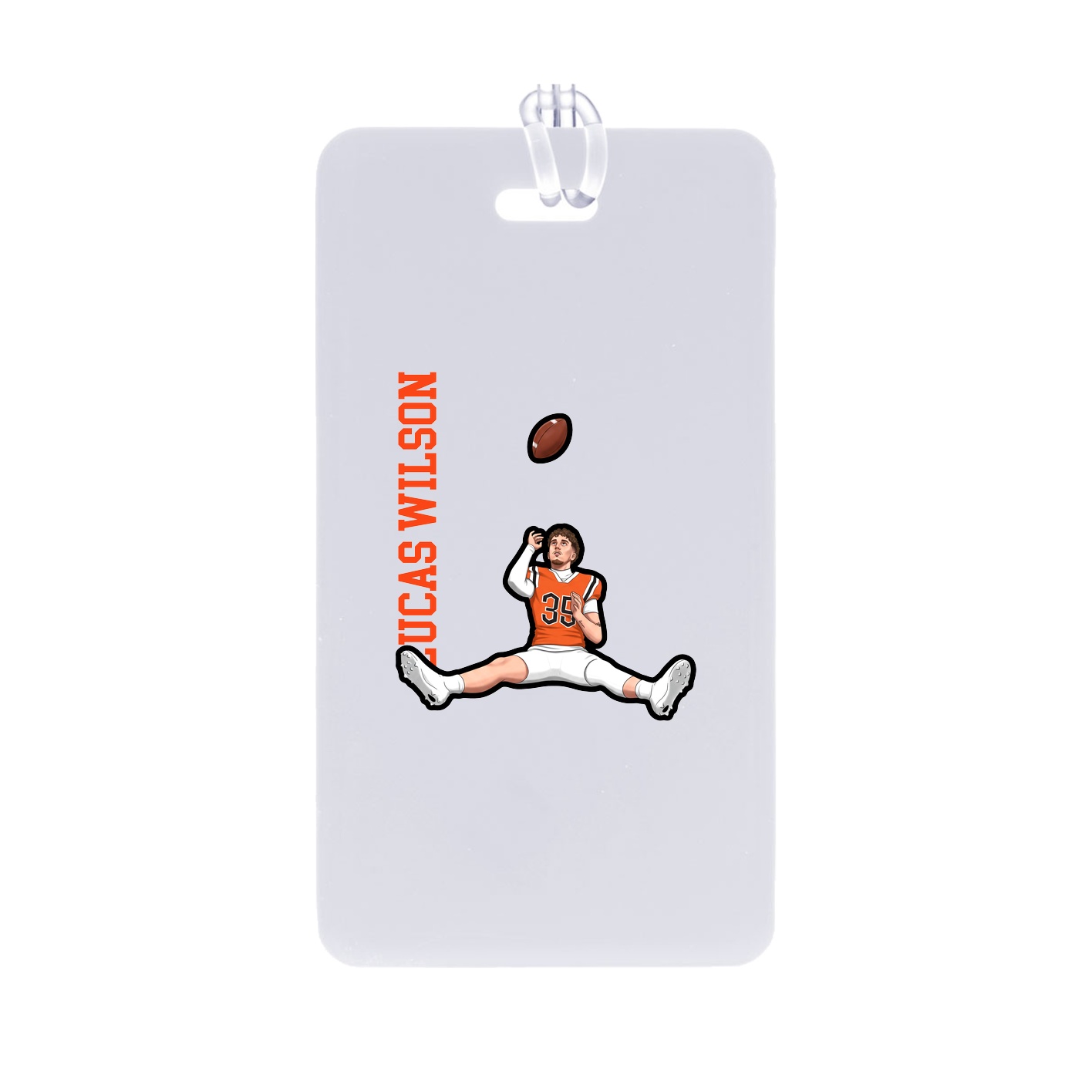 Bag Tag — Name Vertical in Classic