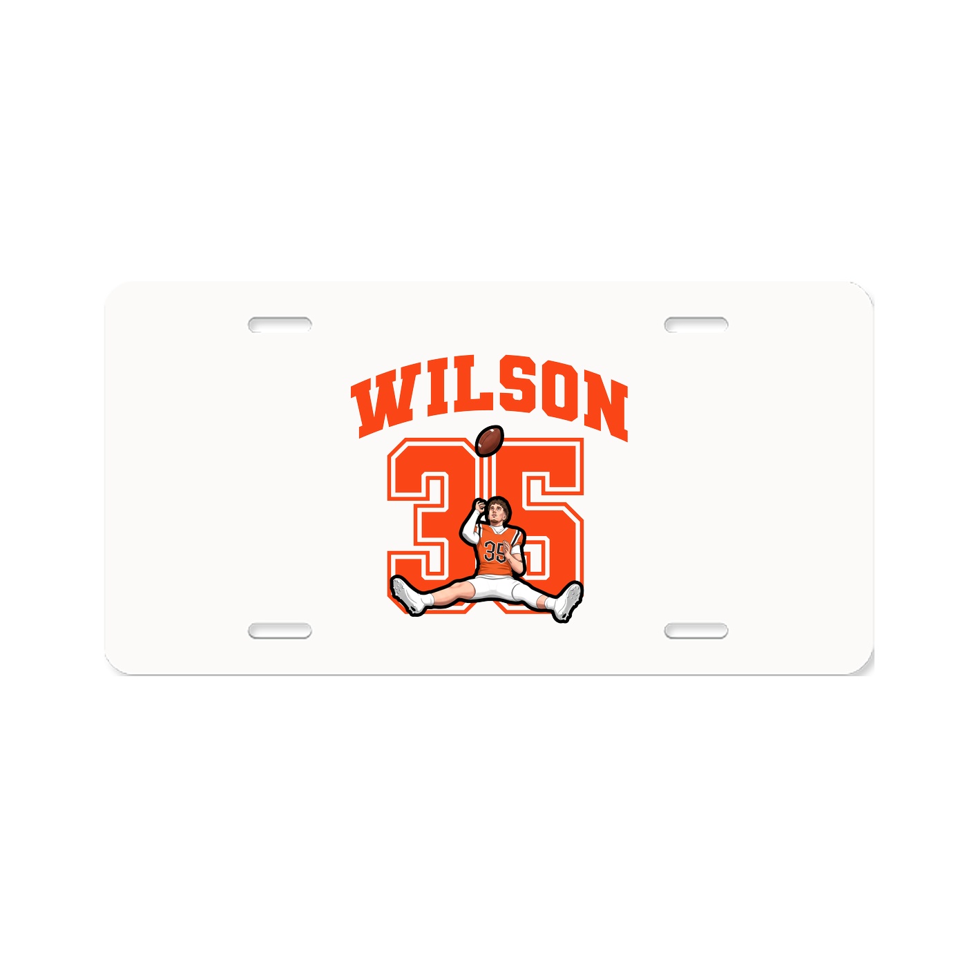 License Plate — Number in Classic