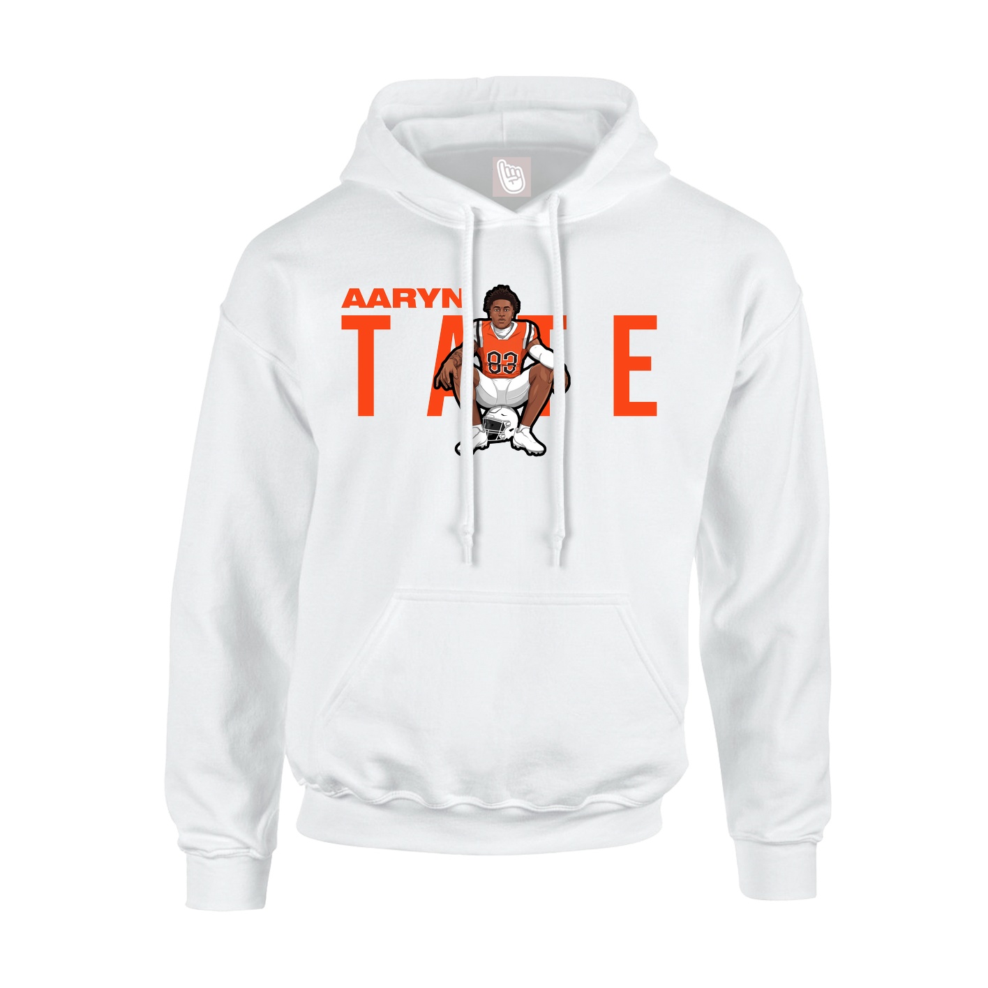 Hoodie — Player Name in White