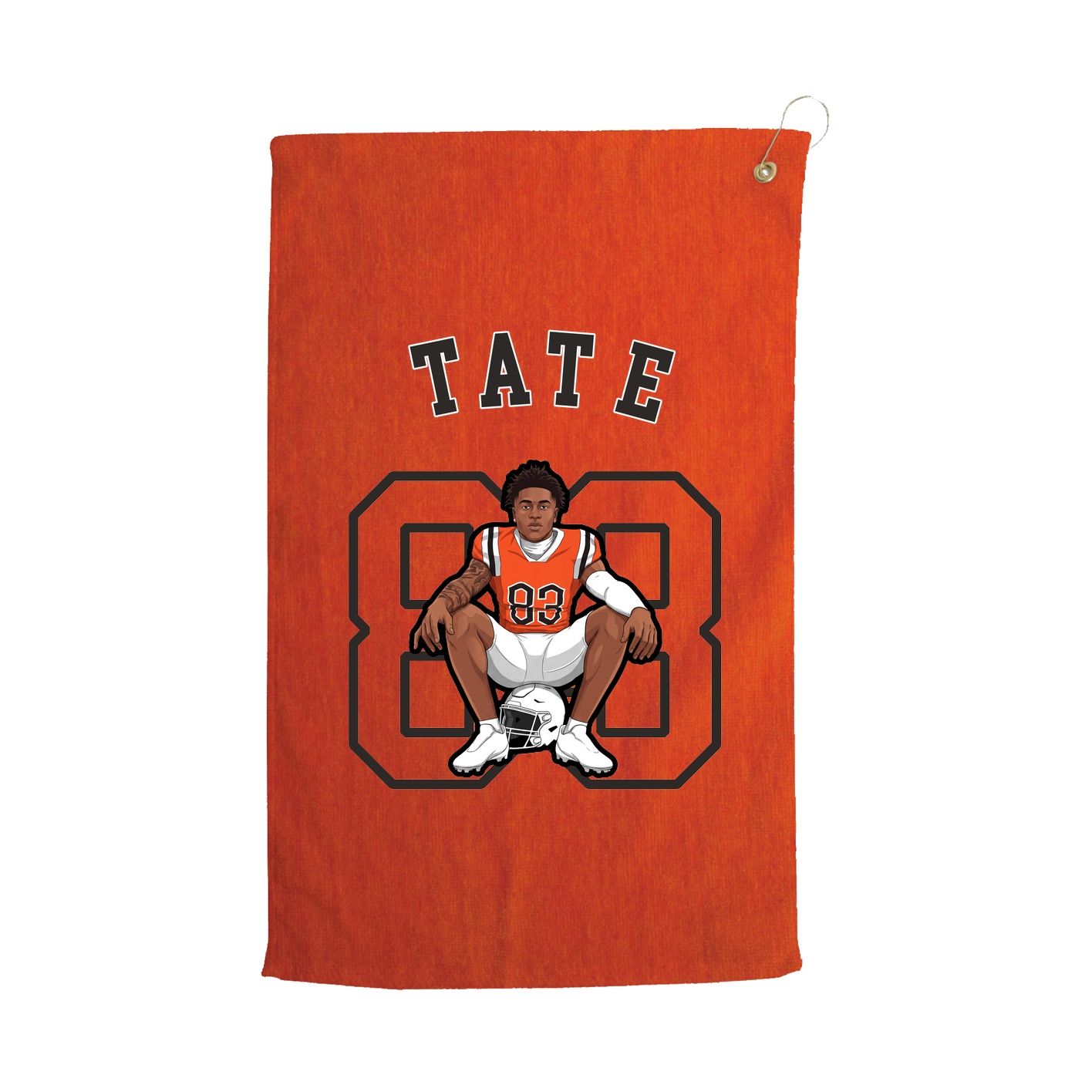 Golf Towel — Shirsey Arch in Orange