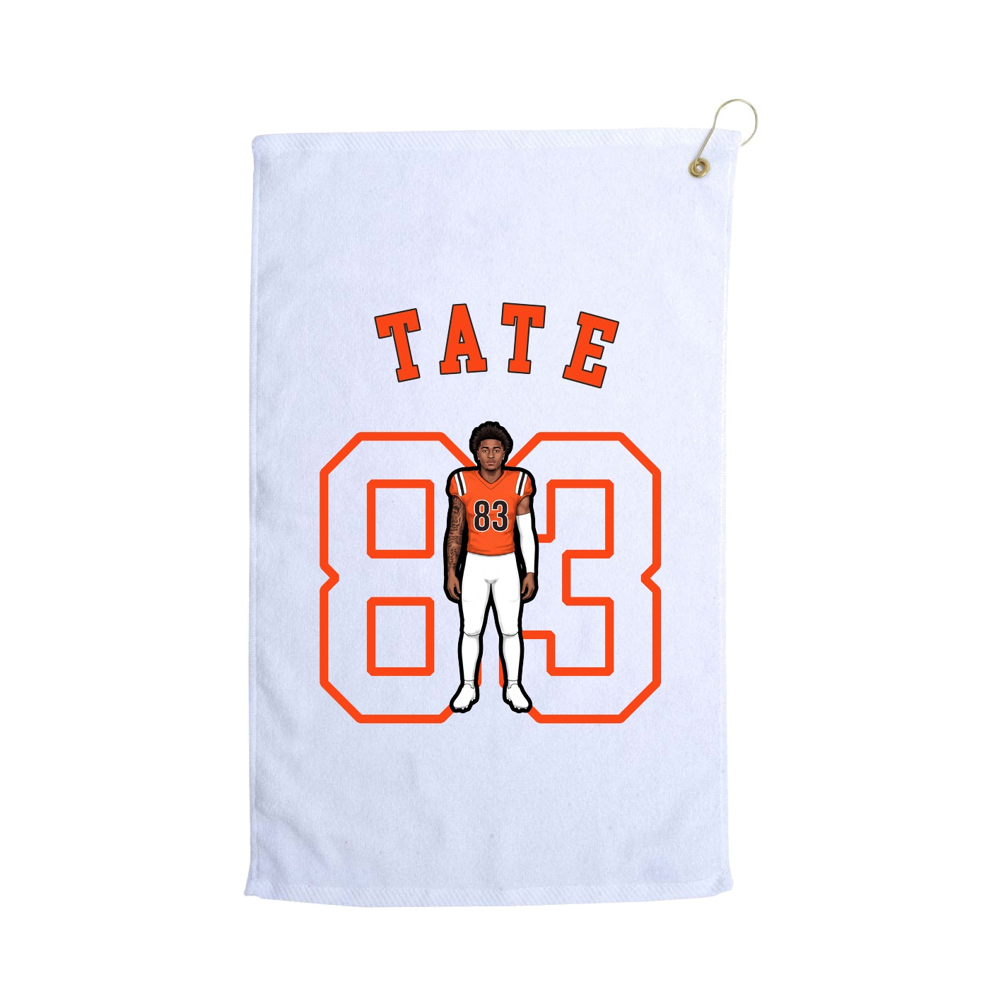 Golf Towel — Shirsey Arch in White