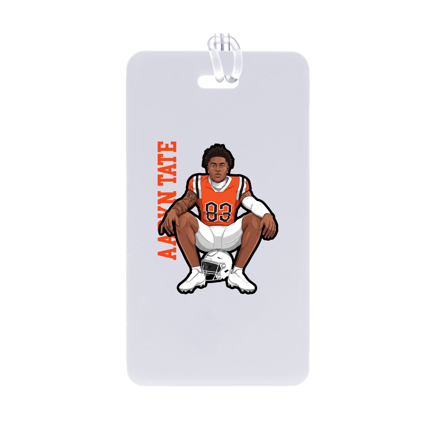Bag Tag — Name Vertical in Classic
