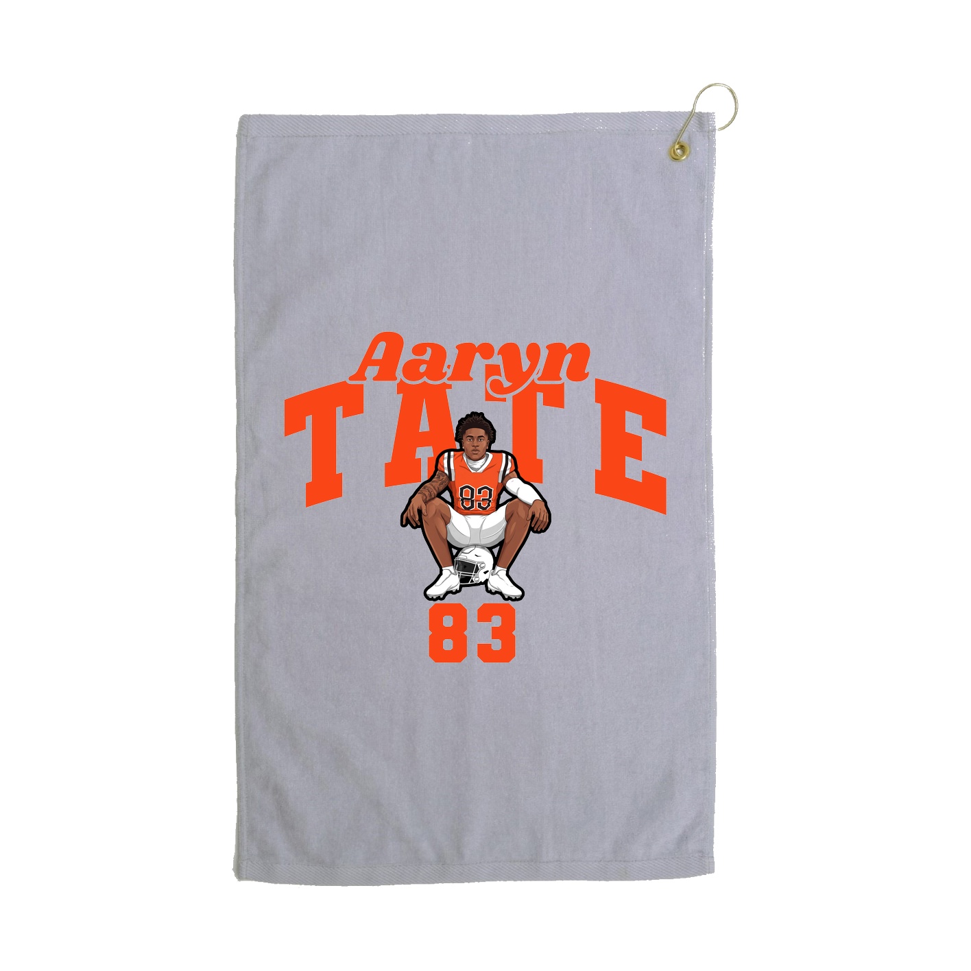 Golf Towel — Signature Arch in Grey