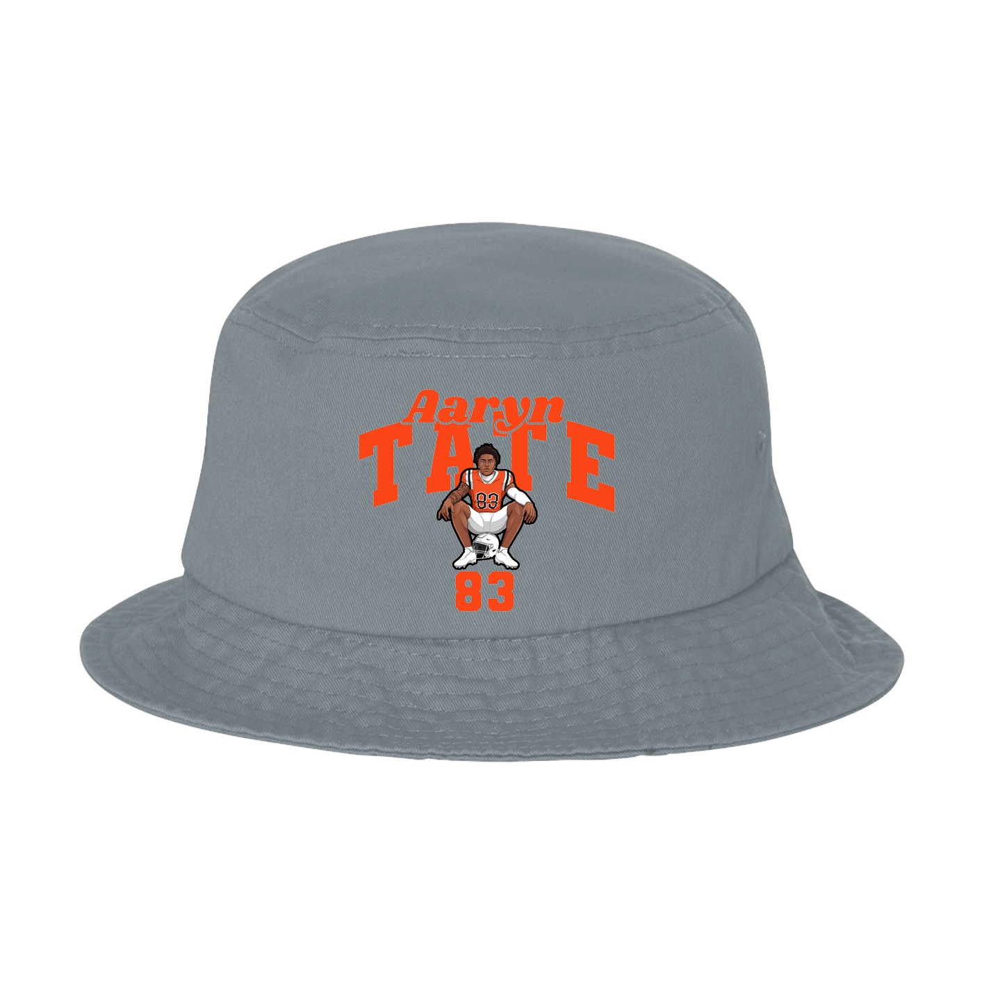 Bucket Cap — Signature Arch in Grey