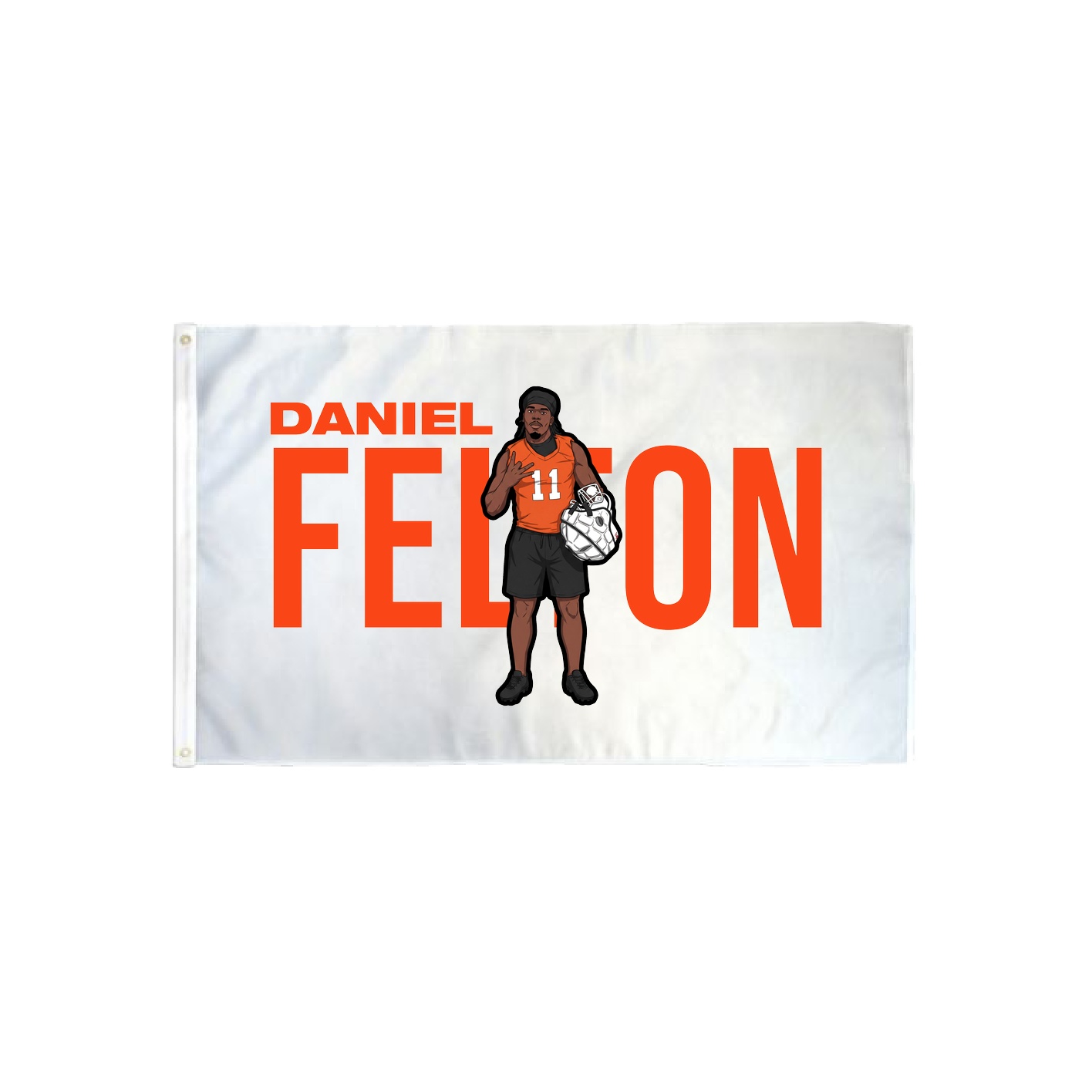 3x5 Flag — Player Name in Classic