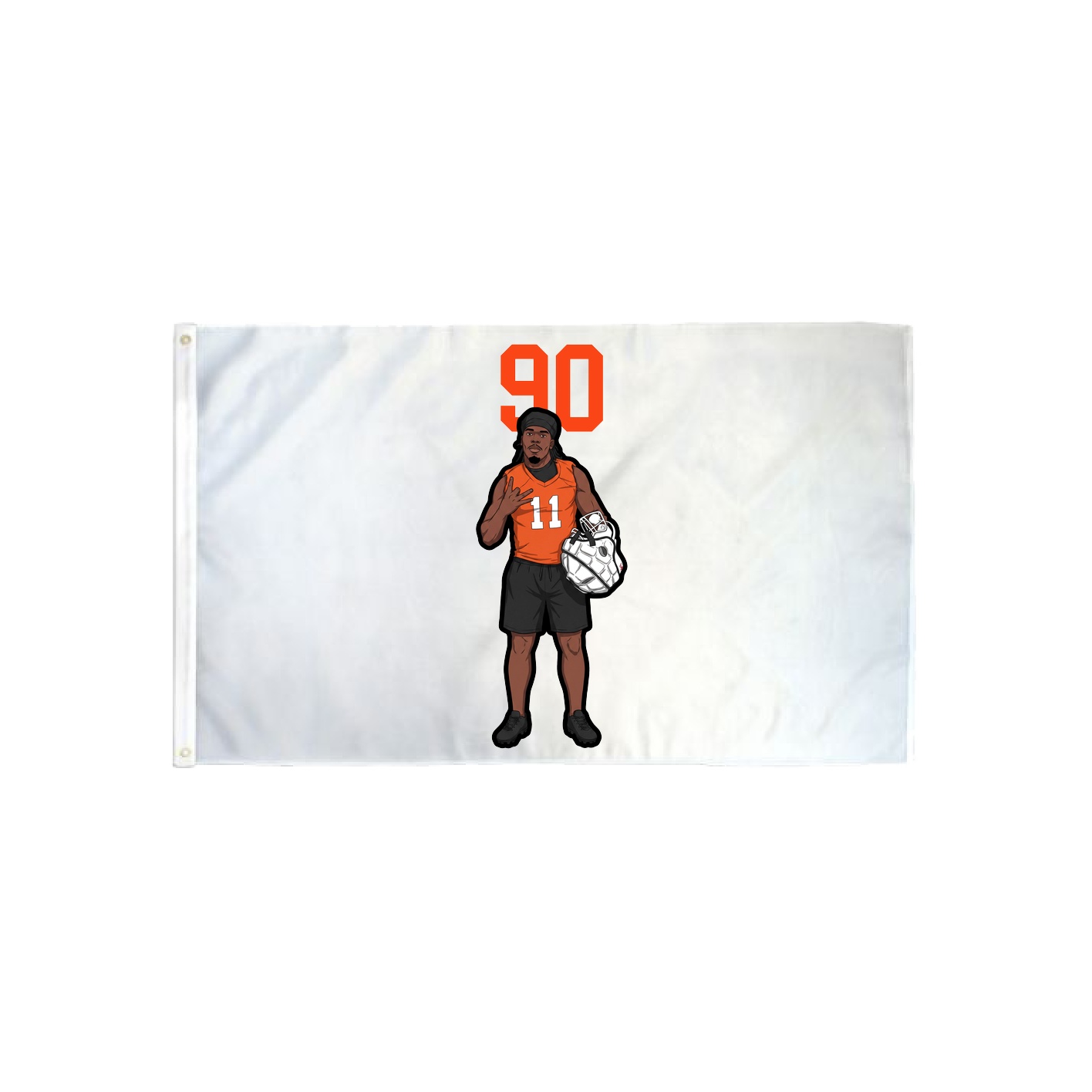 3x5 Flag — Number Top in Classic