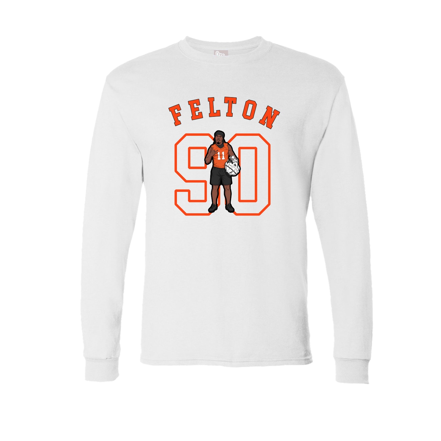 Long Sleeve Tee — Shirsey Arch in White