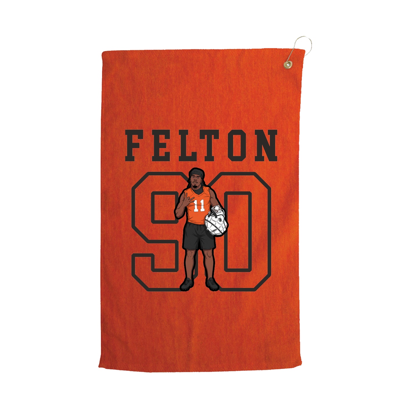 Golf Towel — Shirsey in Orange