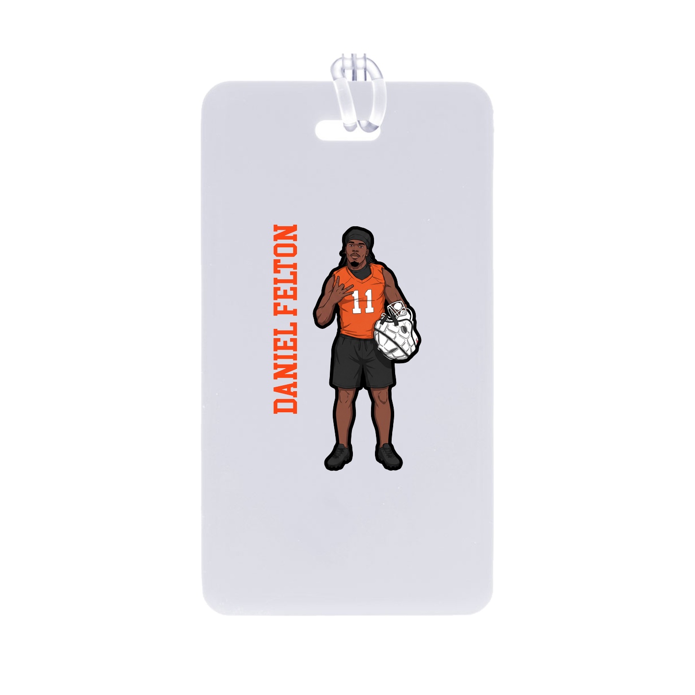 Bag Tag — Name Vertical in Classic