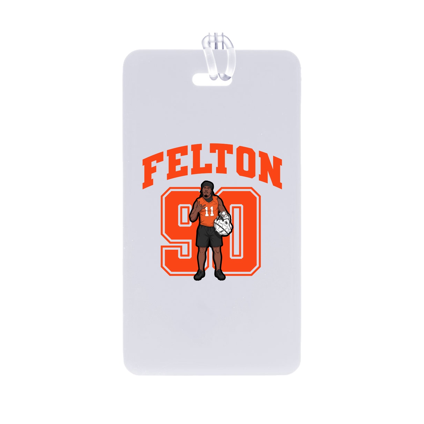 Bag Tag — Number in Classic