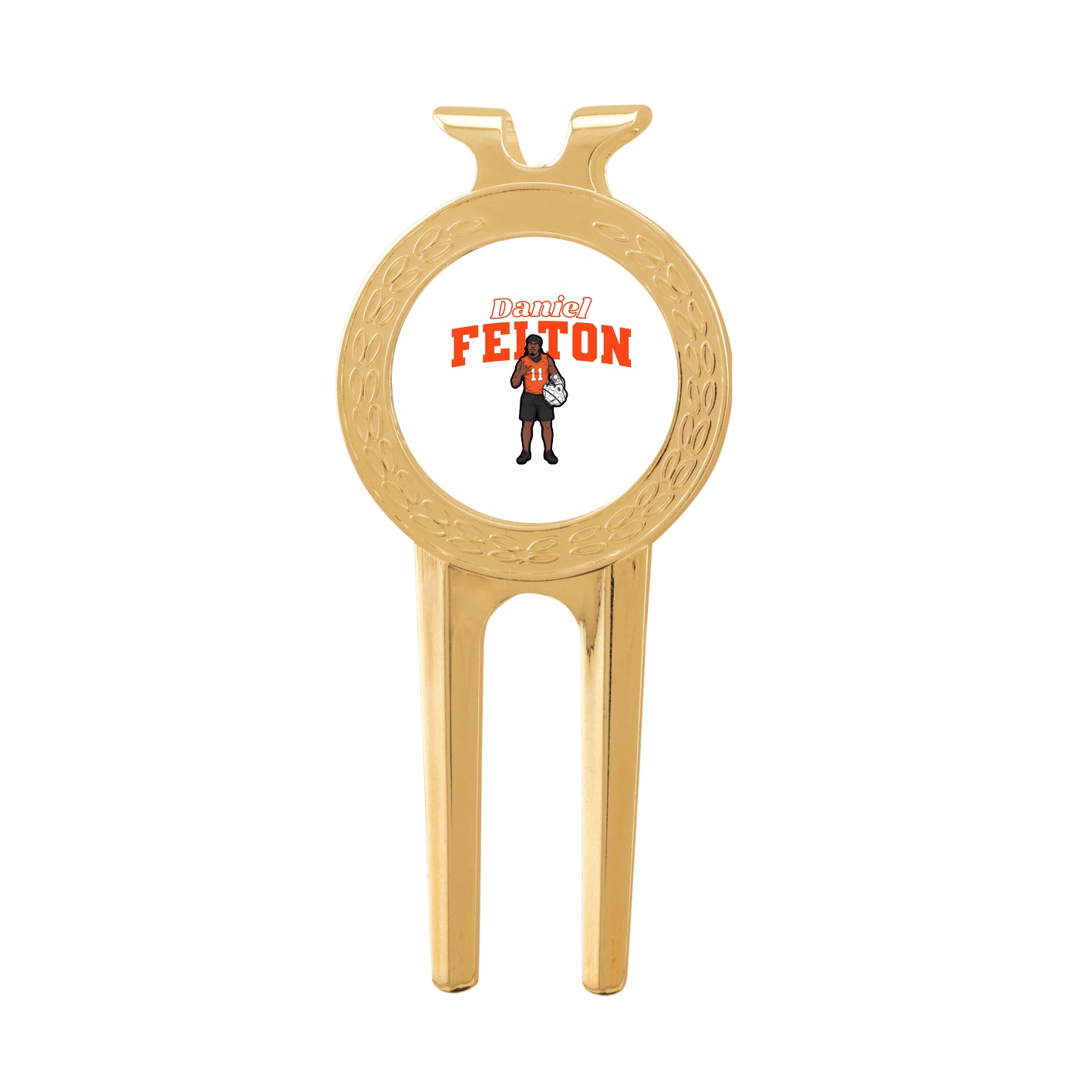 Divot Tool with Ball Marker — Name Arch in Classic