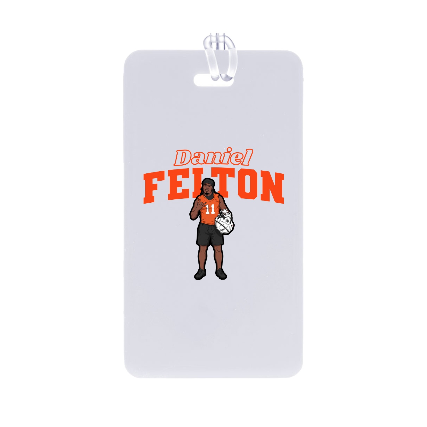 Bag Tag — Name Arch in Classic