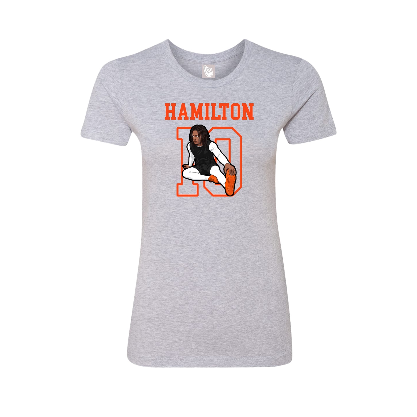 Fitted Women's Tee — Shirsey in Grey