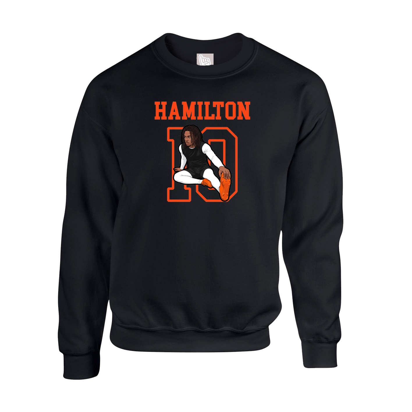 Fleece Crew — Shirsey in Black
