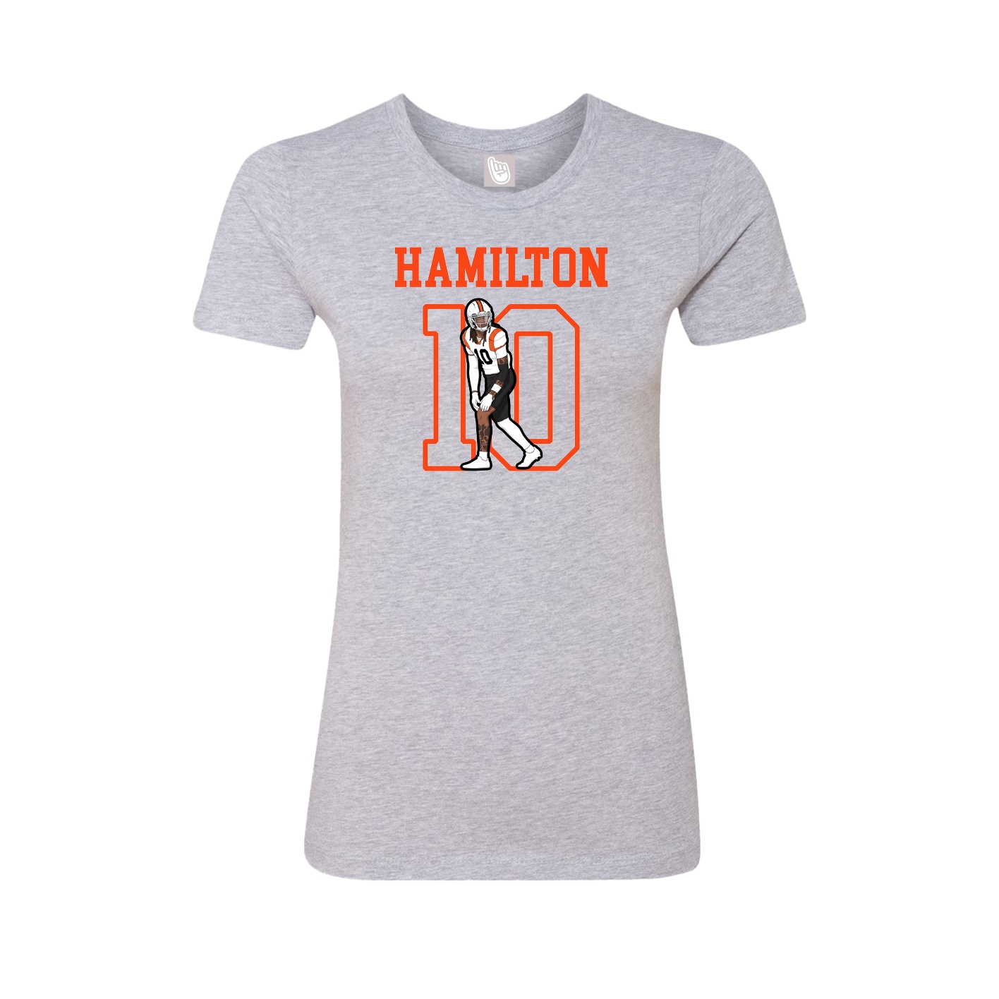 Fitted Women's Tee — Shirsey in Grey