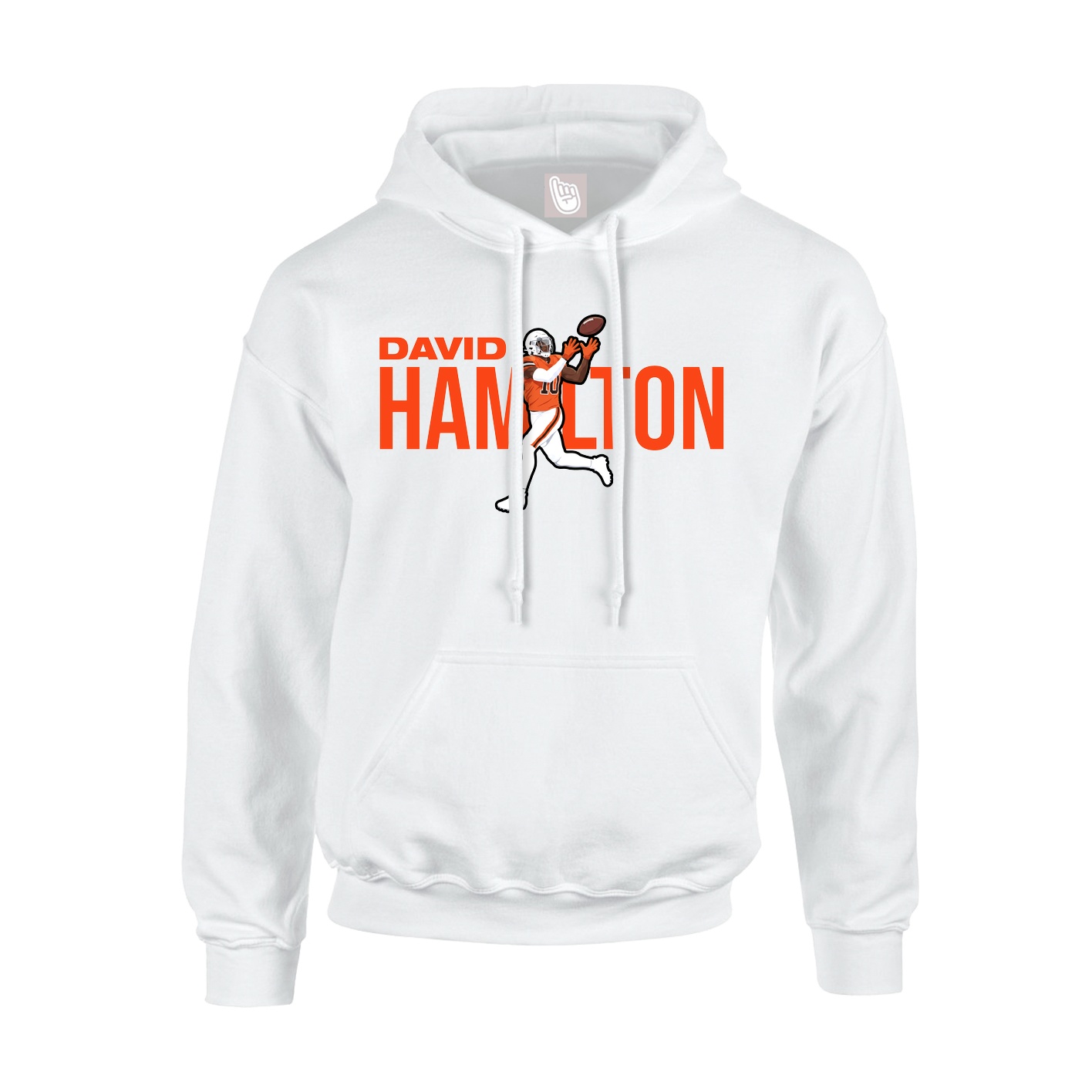 Hoodie — Player Name in White