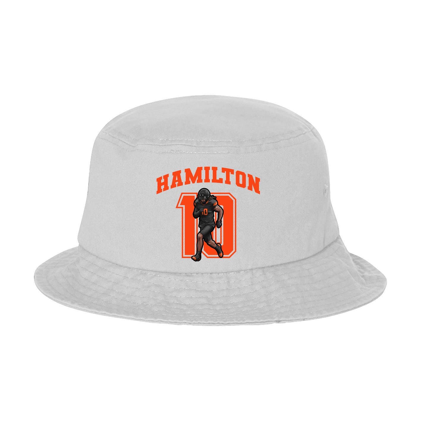 Bucket Cap — Number in White