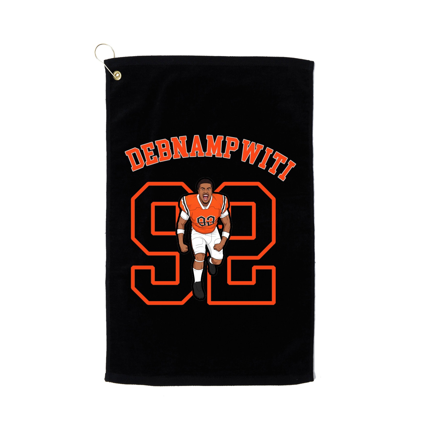 Golf Towel — Shirsey Arch in Black