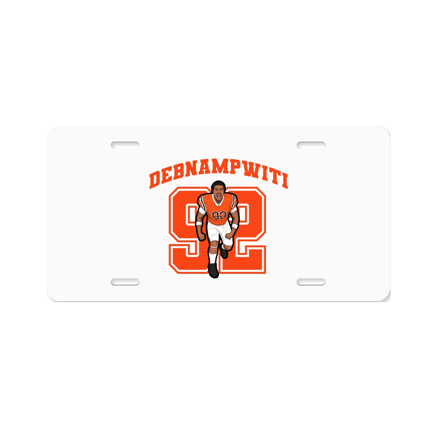 License Plate — Number in Classic