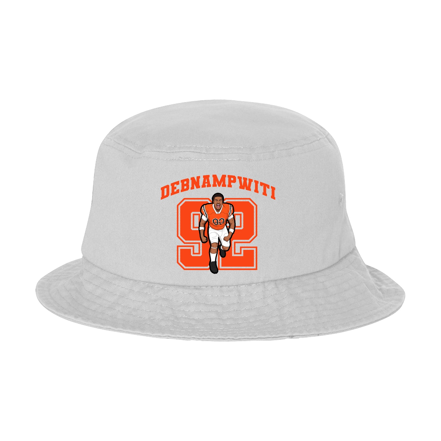 Bucket Cap — Number in White