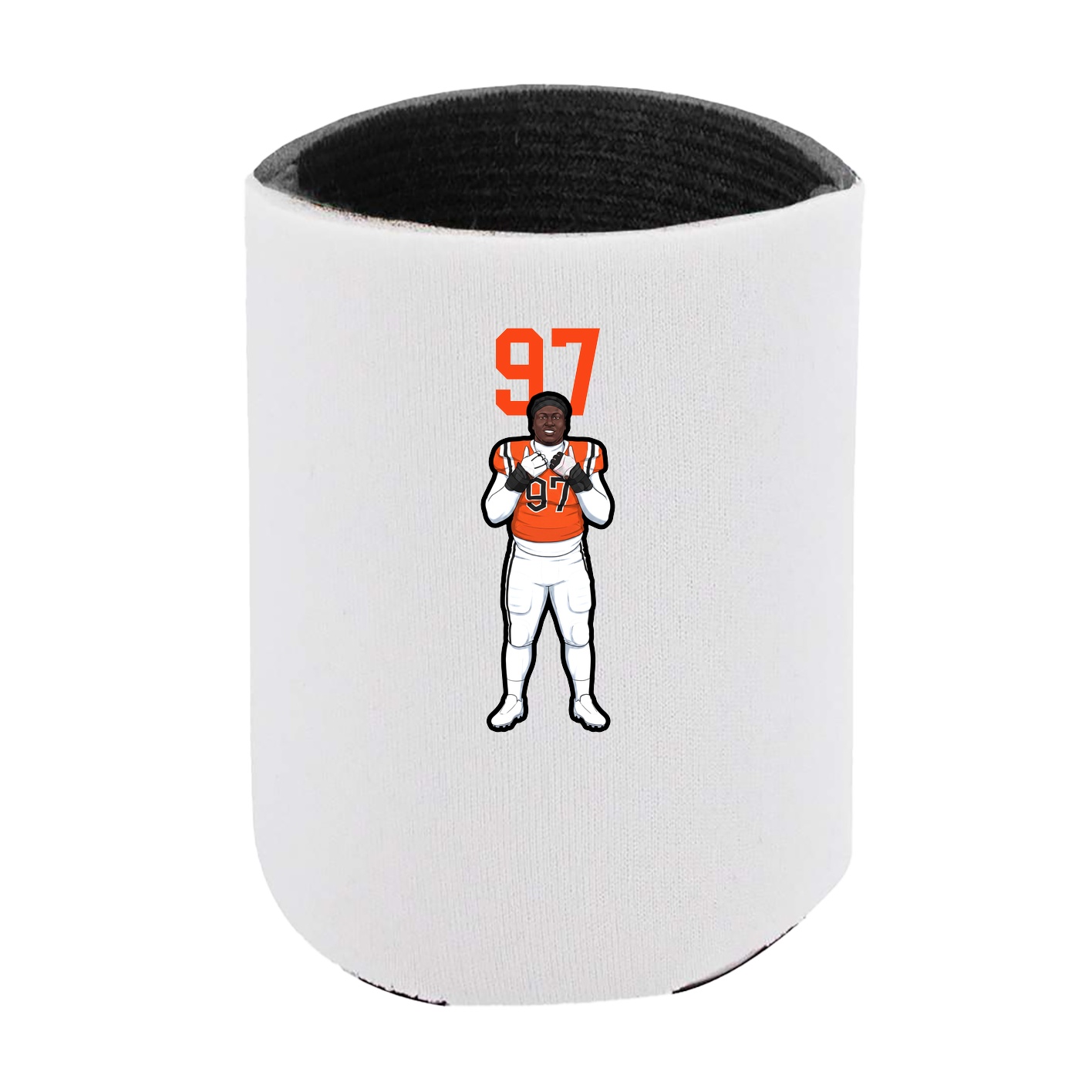 Can Holder — Number Top in White