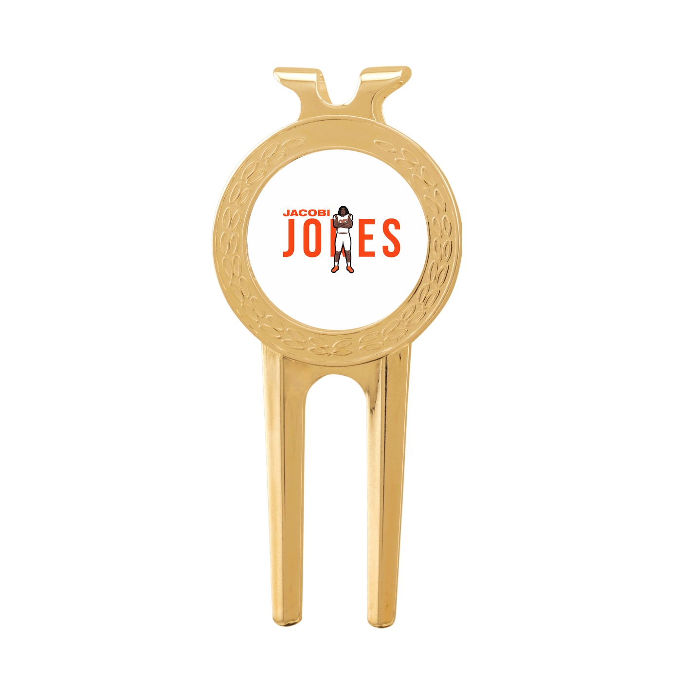 Divot Tool with Ball Marker — Player Name in Classic