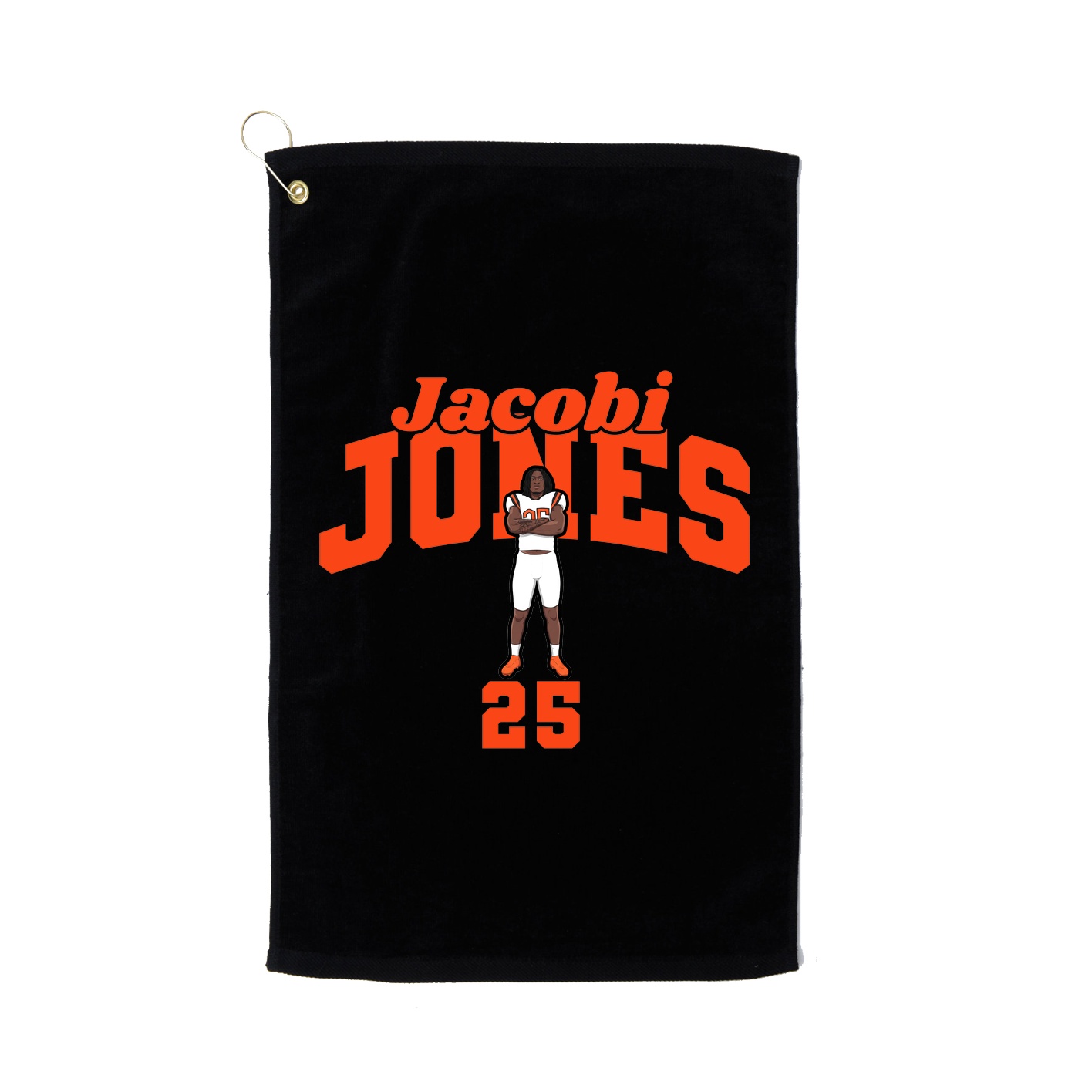 Golf Towel — Signature Arch in Black