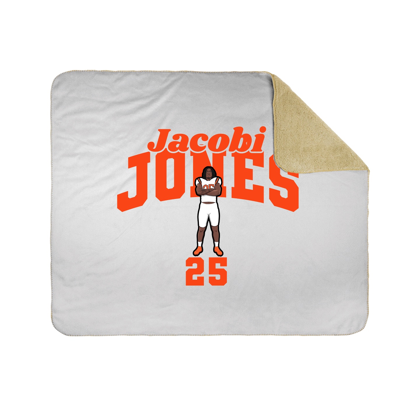 Throw Blanket — Signature Arch in White
