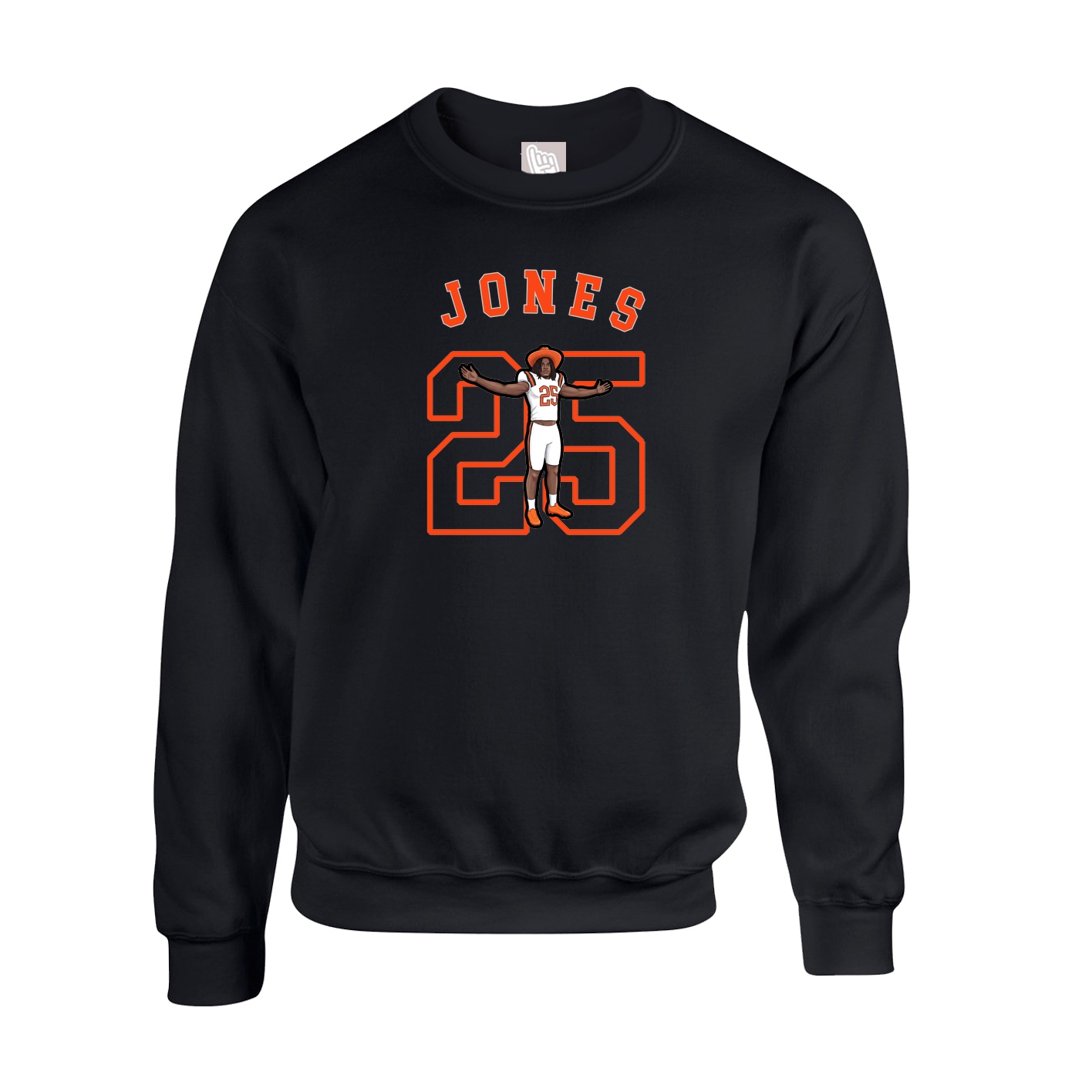 Fleece Crew — Shirsey Arch in Black