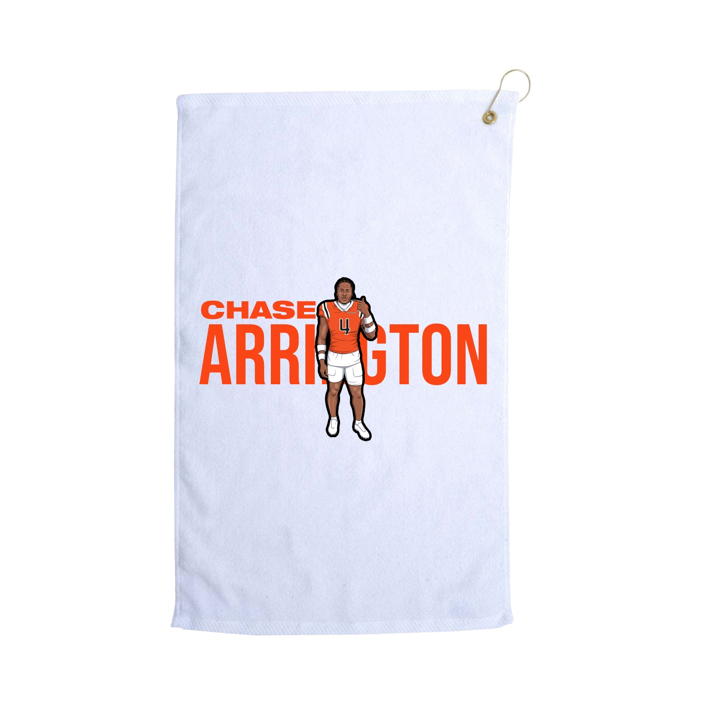 Golf Towel — Player Name in White