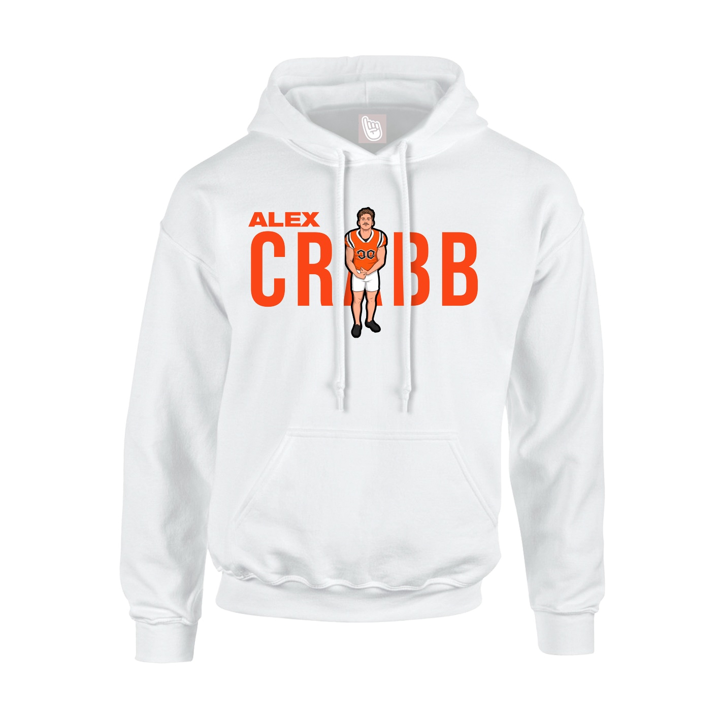Hoodie — Player Name in White