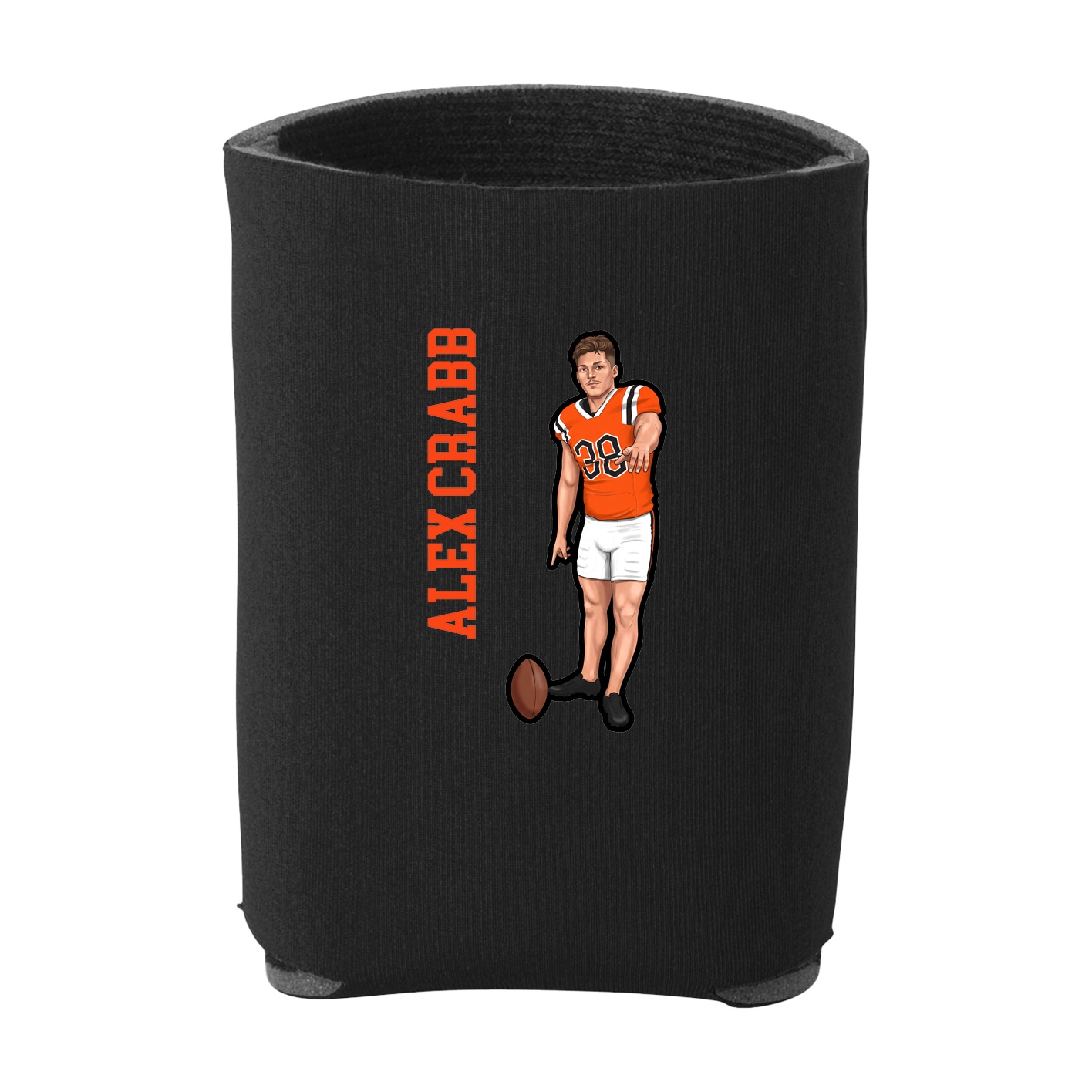 Can Holder — Name Vertical in Black