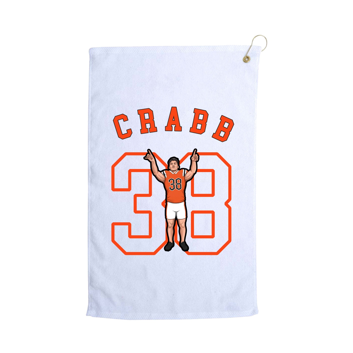 Golf Towel — Shirsey Arch in White