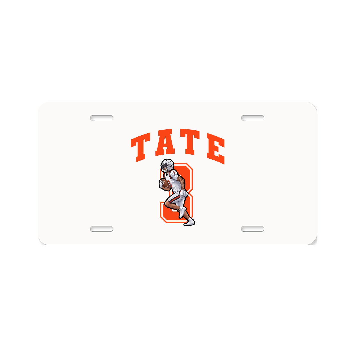 License Plate — Number in Classic
