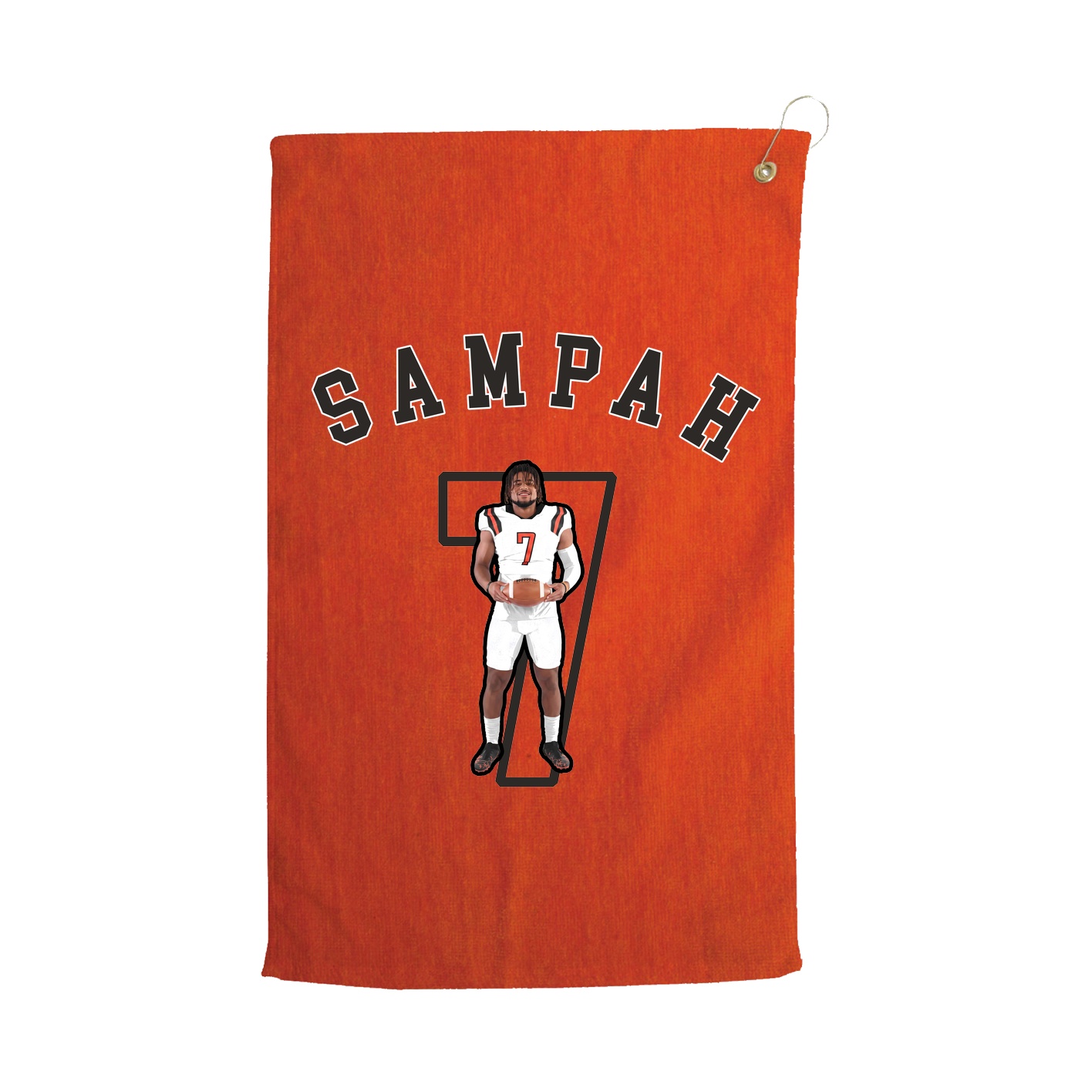 Golf Towel — Shirsey Arch in Orange