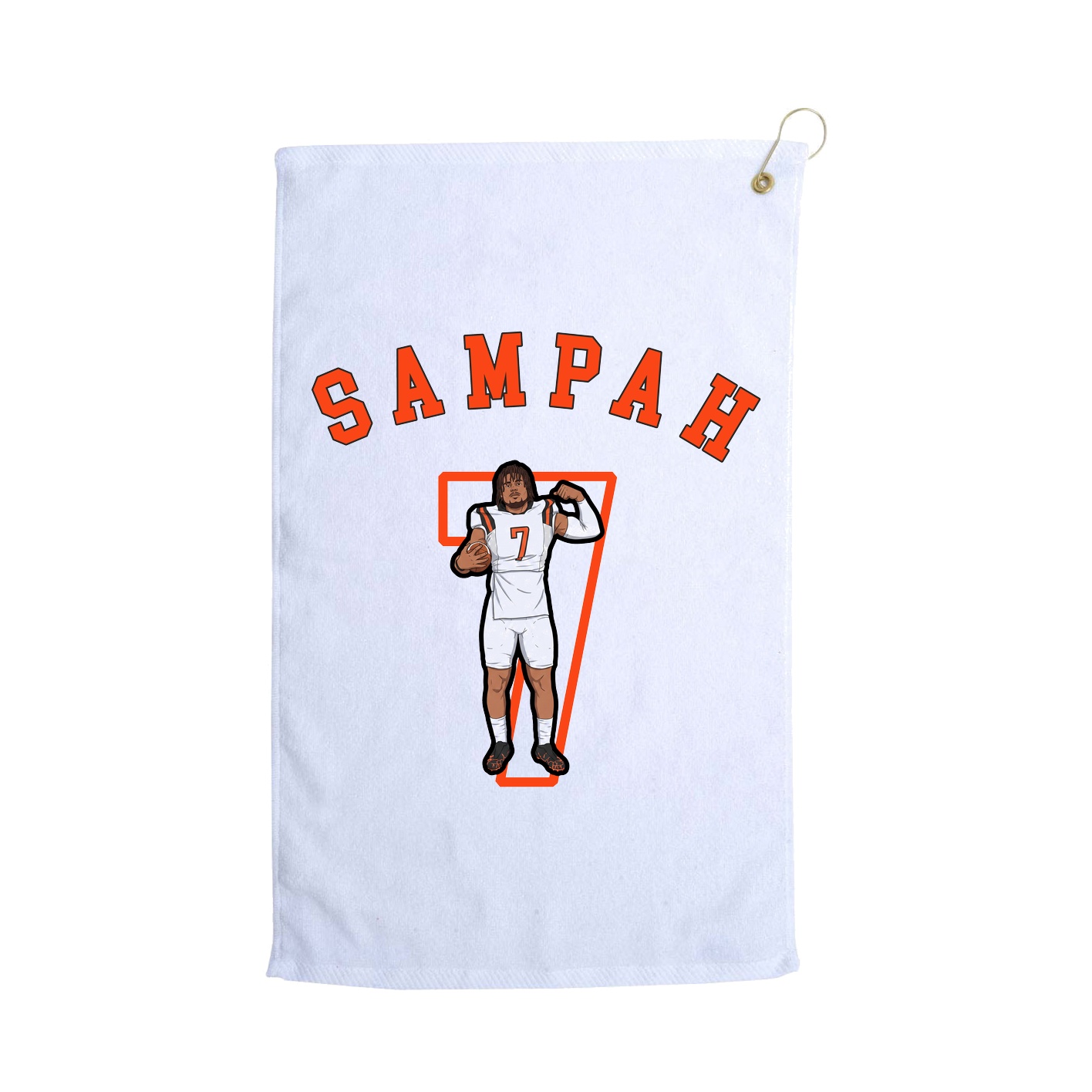 Golf Towel — Shirsey Arch in White