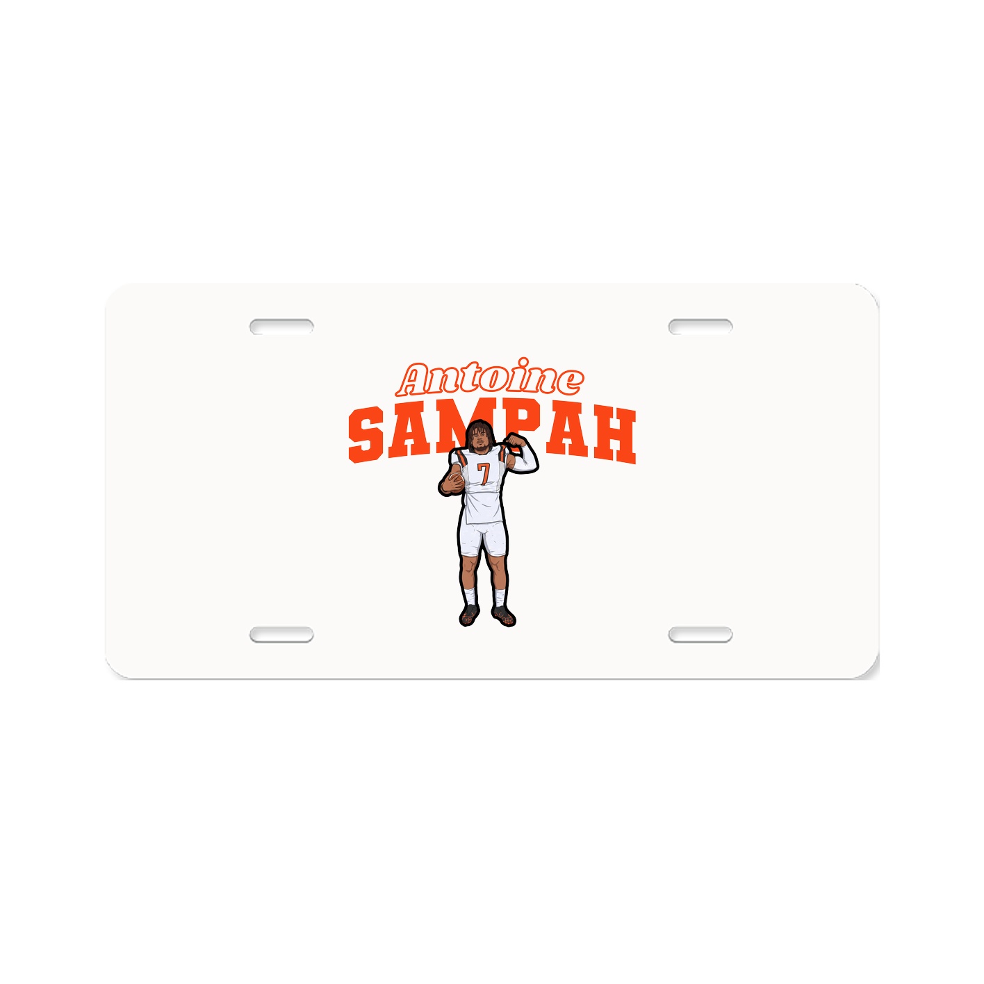 License Plate — Name Arch in Classic