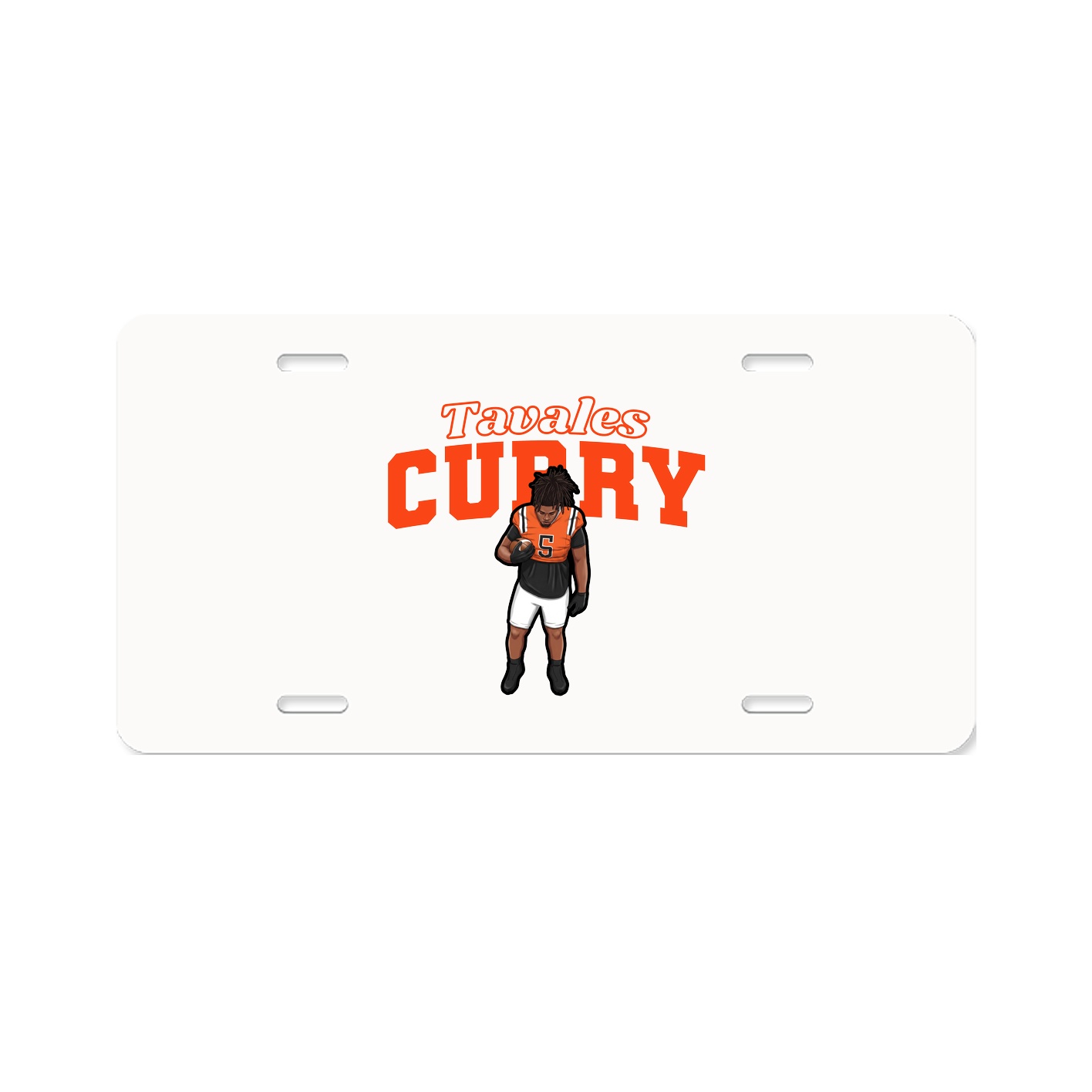 License Plate — Name Arch in Classic