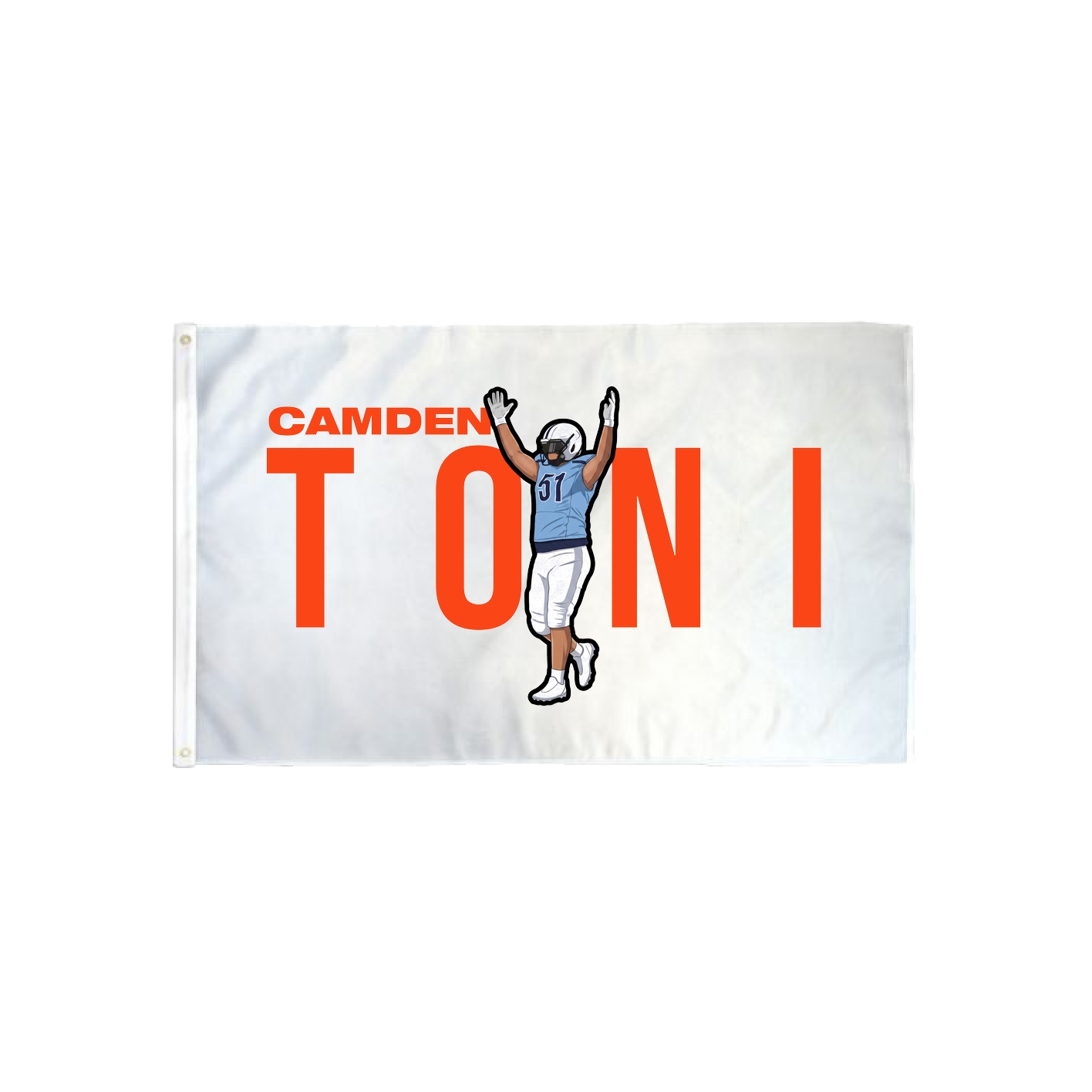 3x5 Flag — Player Name in Classic