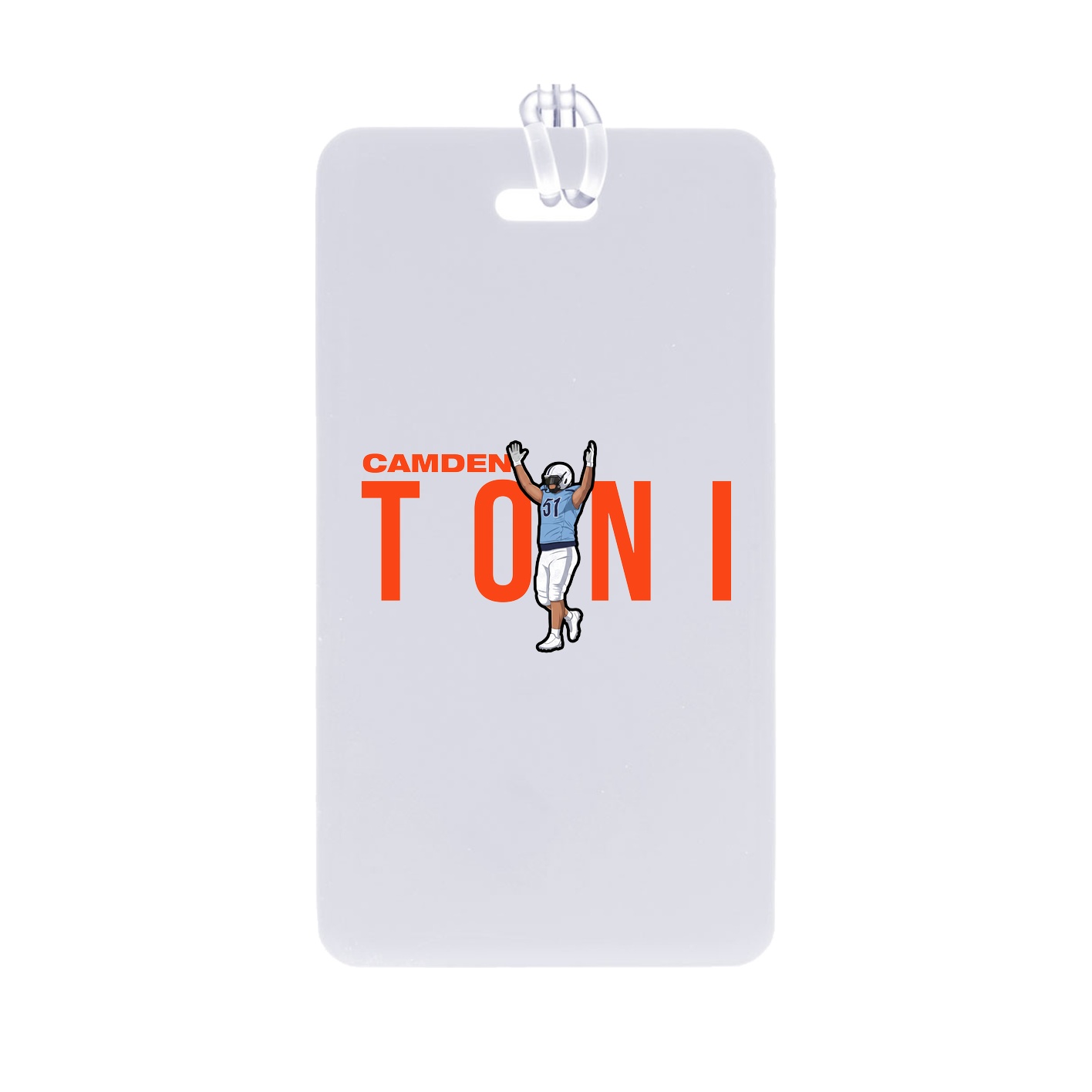 Bag Tag — Player Name in Classic