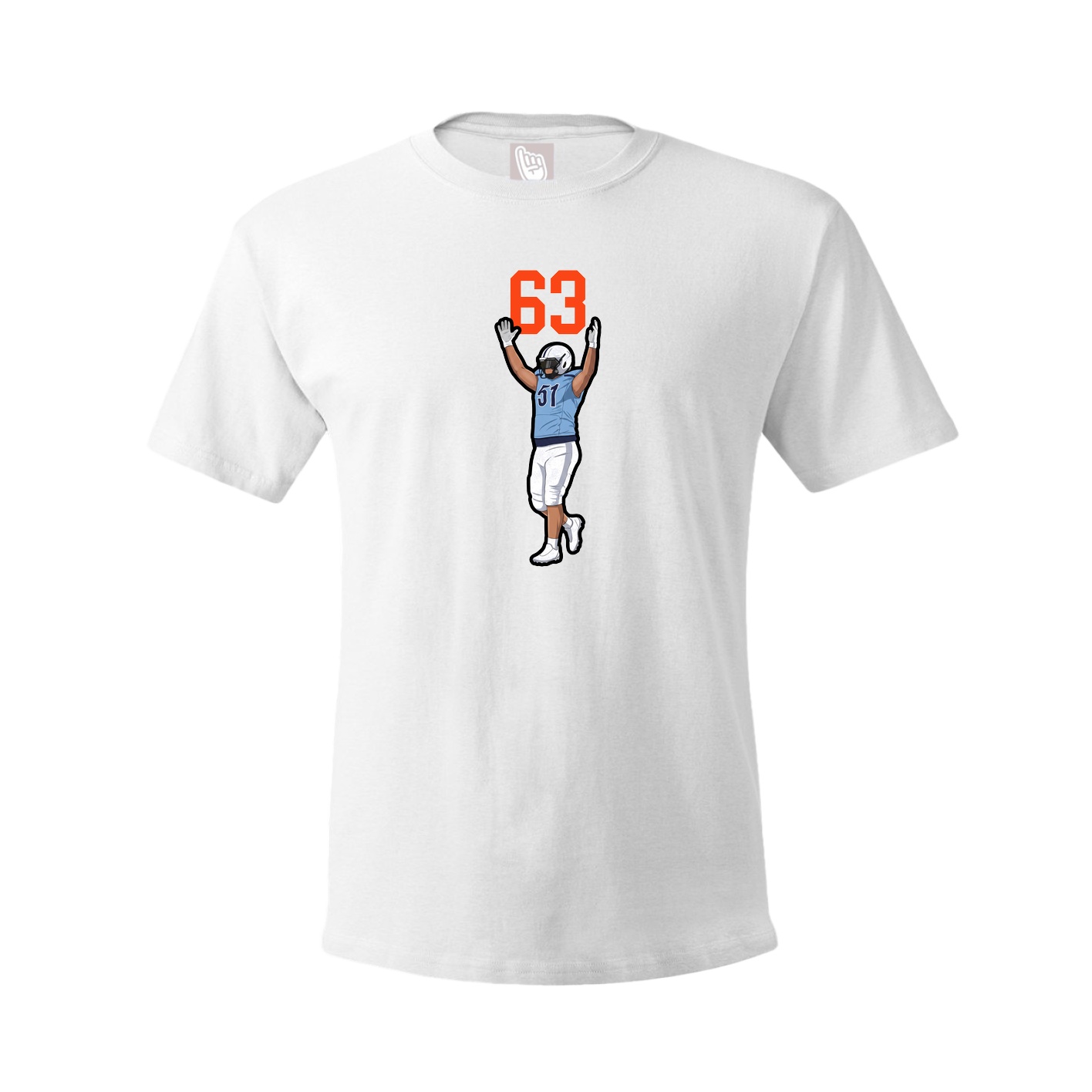 Tee — Number Top in White