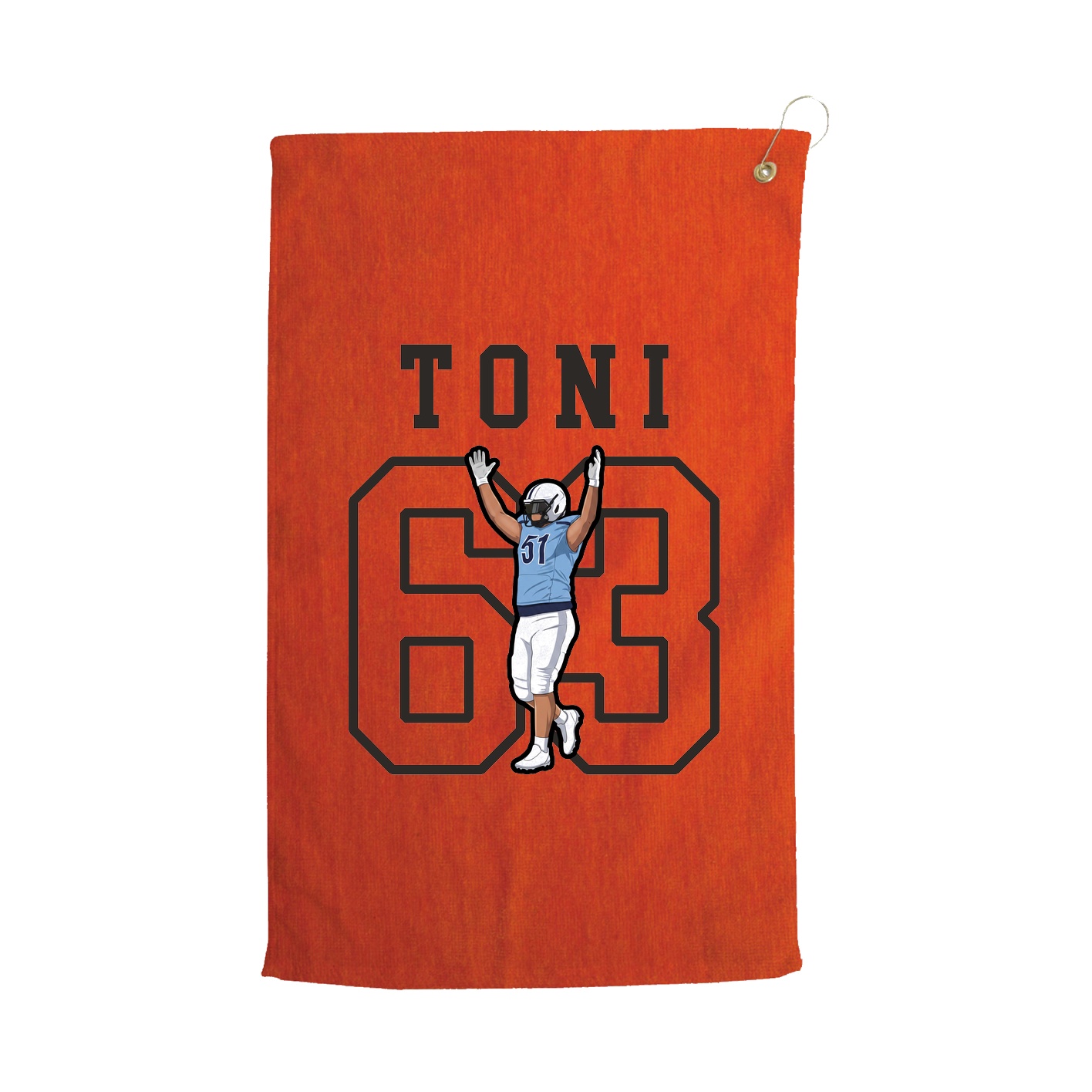 Golf Towel — Shirsey in Orange