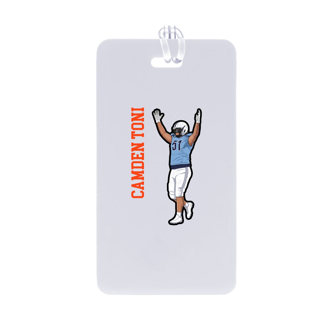 Bag Tag — Name Vertical in Classic