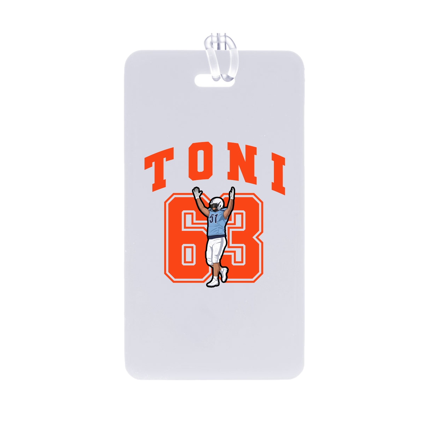 Bag Tag — Number in Classic