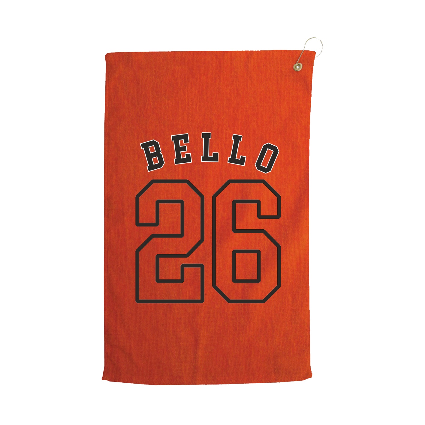 Golf Towel — Shirsey Arch in Orange