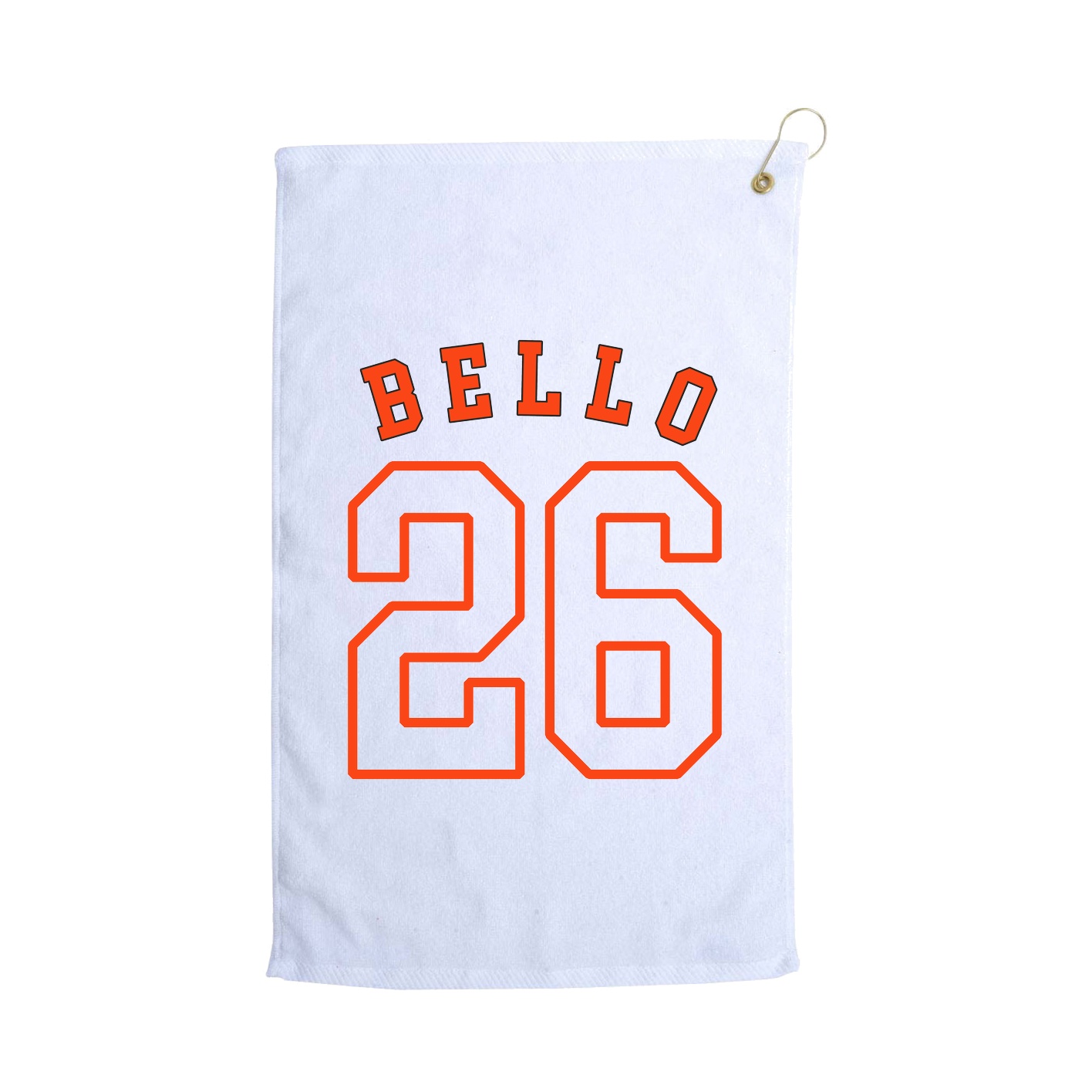 Golf Towel — Shirsey Arch in White