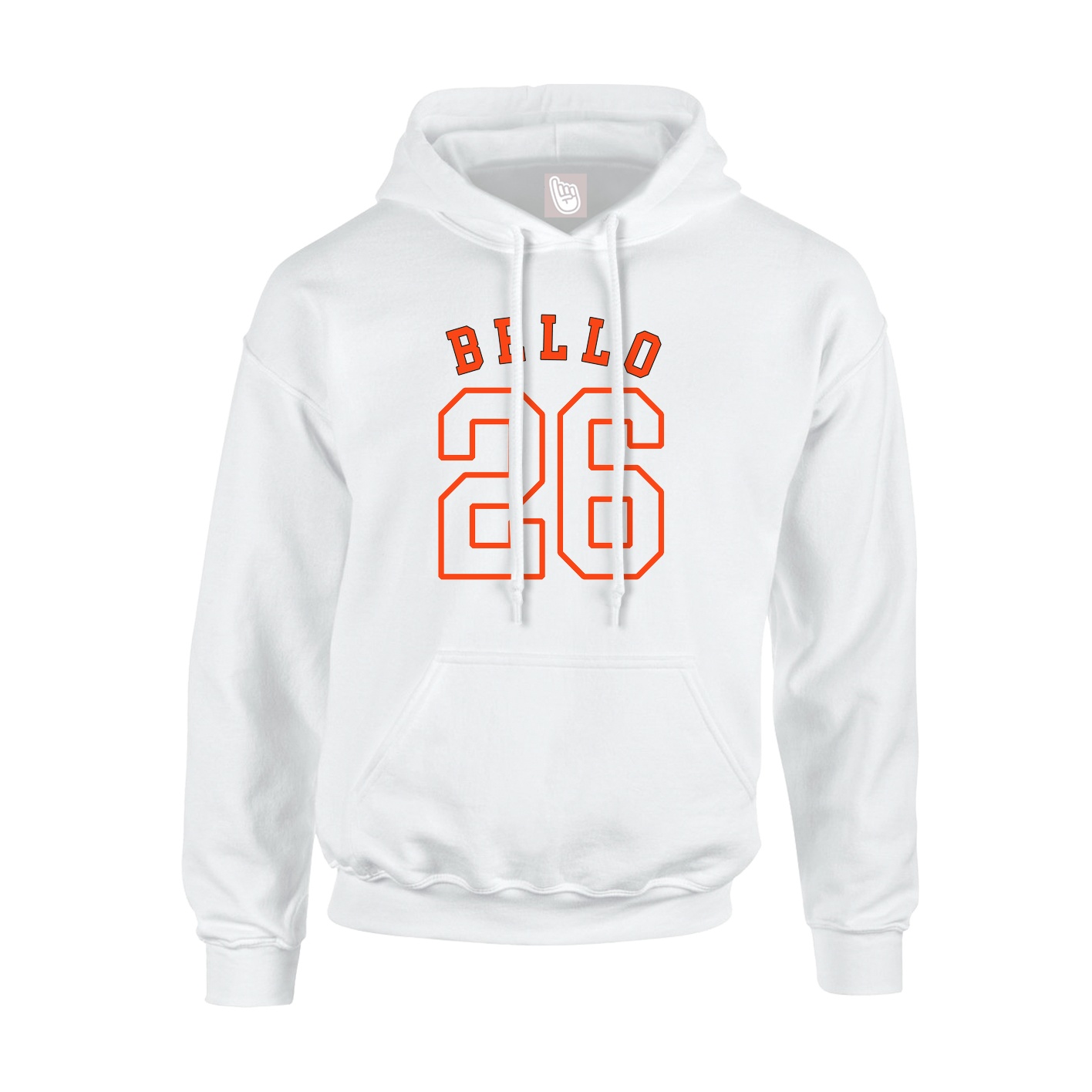Hoodie — Shirsey Arch in White