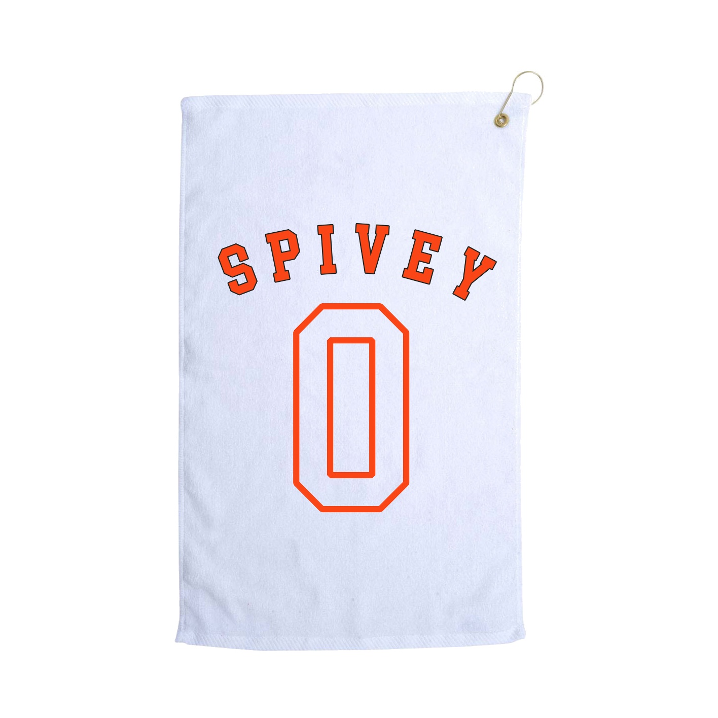 Golf Towel — Shirsey Arch in White