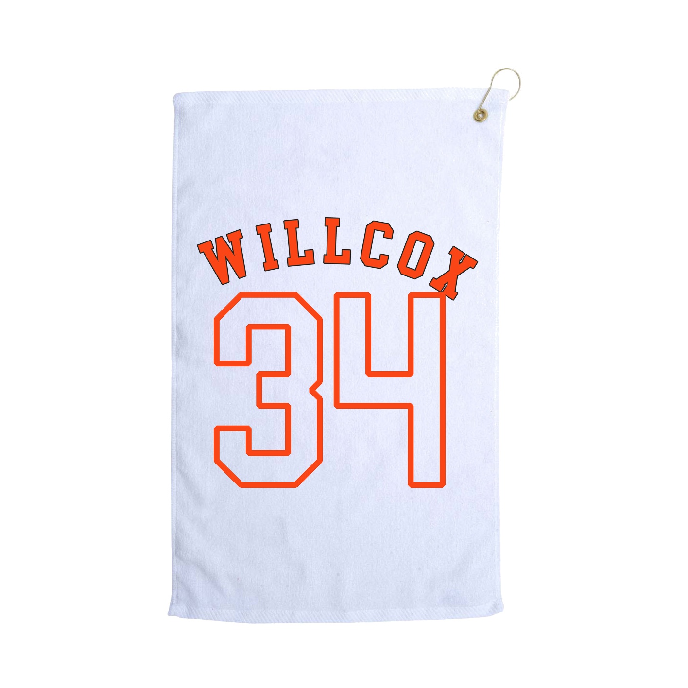 Golf Towel — Shirsey Arch in White