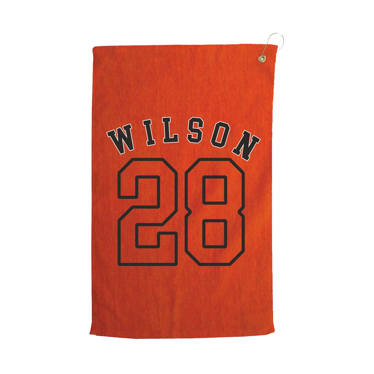 Golf Towel — Shirsey Arch in Orange